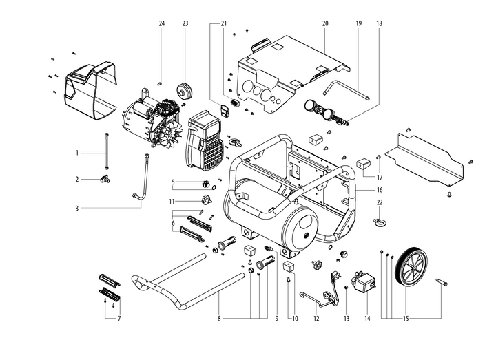 Vue éclatée METABO 01546000#01