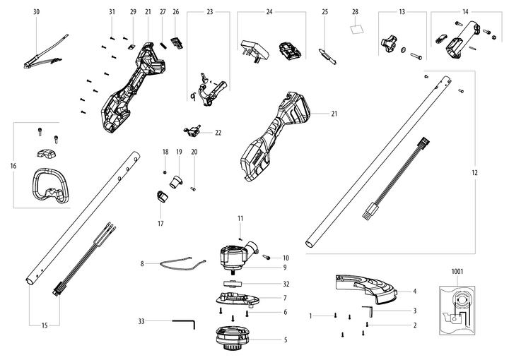 Vue éclatée METABO 01720000#01