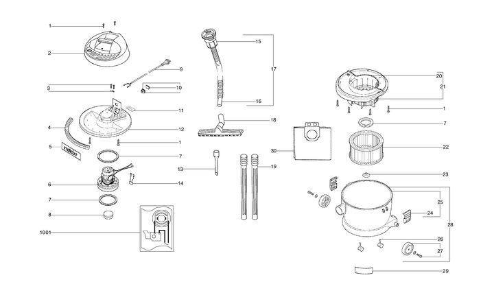 Vue éclatée METABO 02012000#01