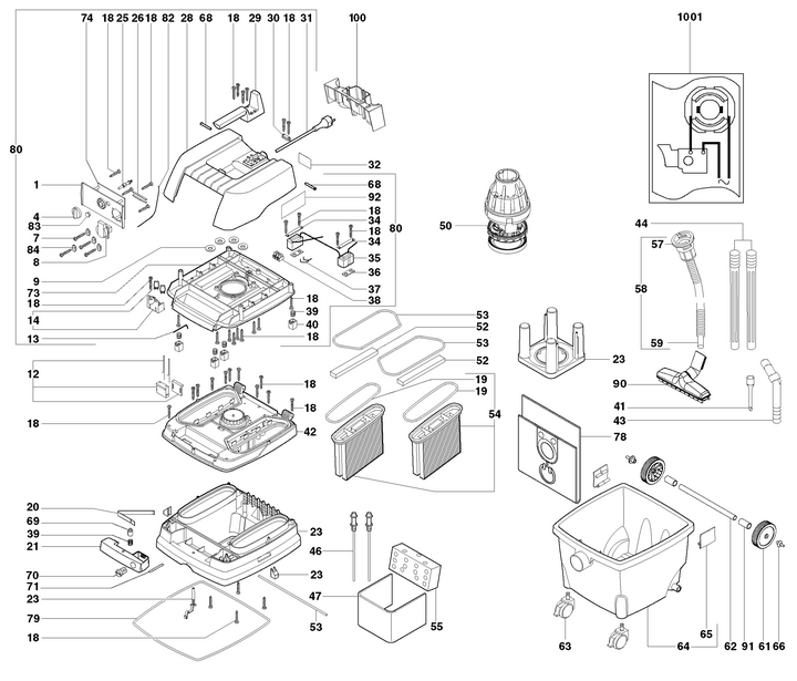 Vue éclatée METABO 02024000#01