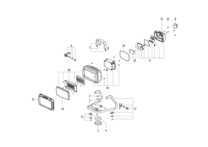 Vue éclatée METABO 02111000#01