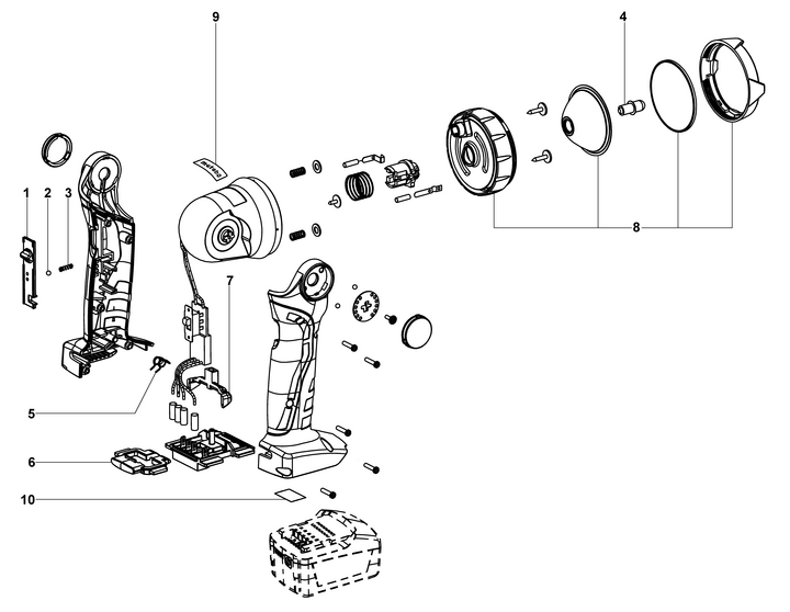 Vue éclatée METABO 02311000#01