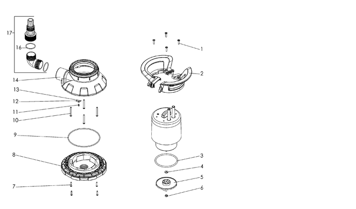 Vue éclatée METABO 025080000210#01