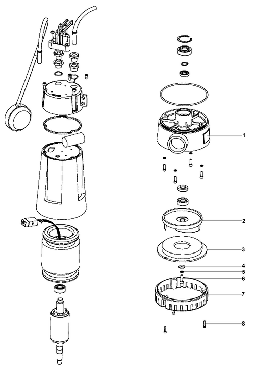 Vue éclatée METABO 04111180#01