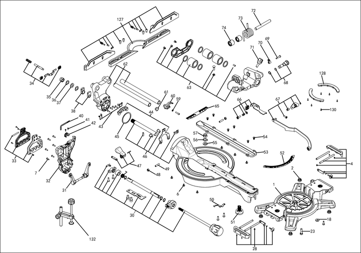 Vue éclatée METABO 11216180#01