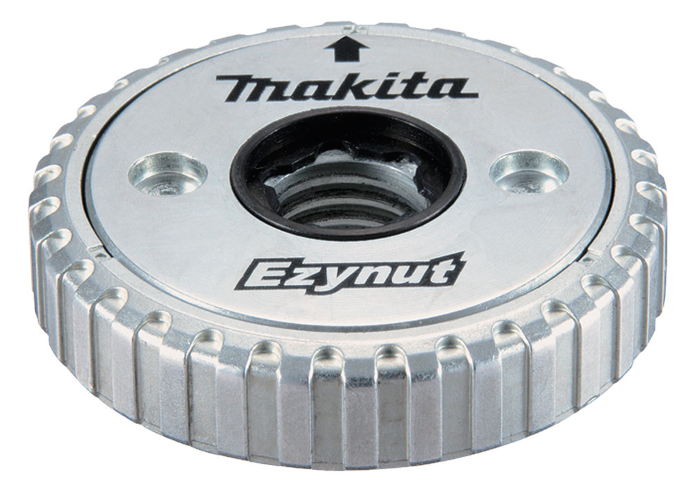 Écrou de serrage rapide ''Ezynut'' pour meuleuses Ø 115*, Ø 125*, Ø 180 et Ø 230 mm Makita