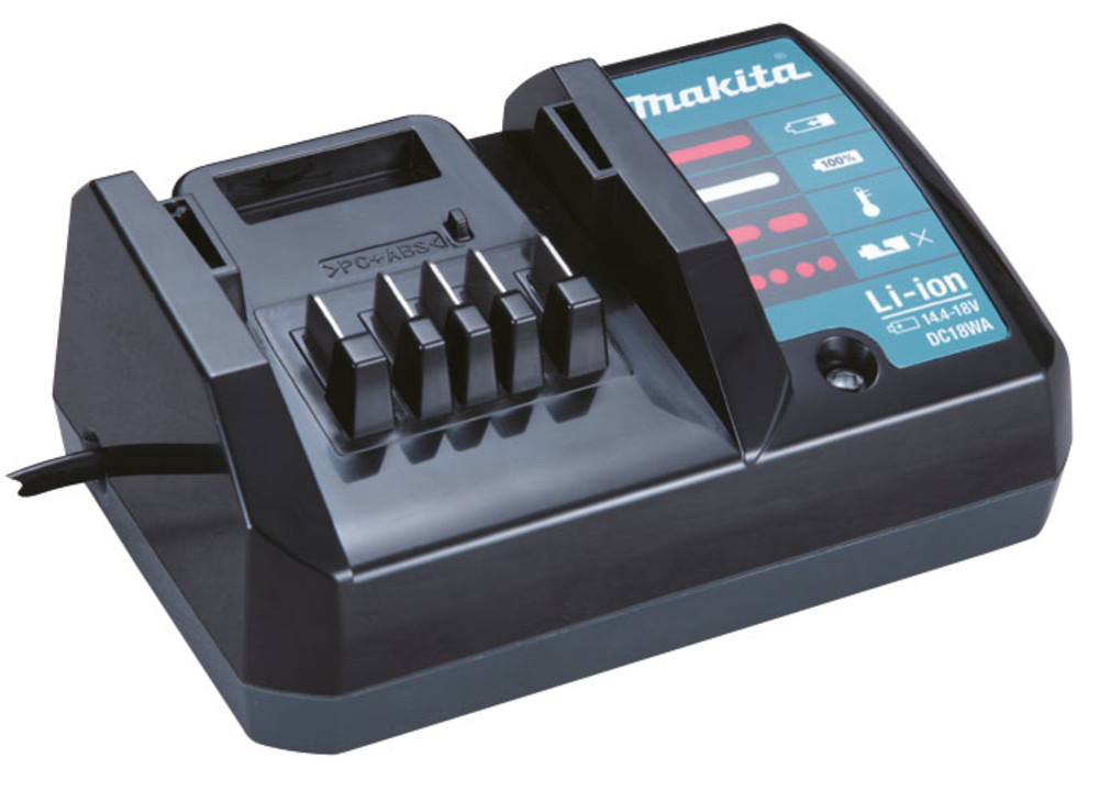 Chargeur Li-Ion 18 V - DC18WA pour batteries BL1413G et BL1813G Makita