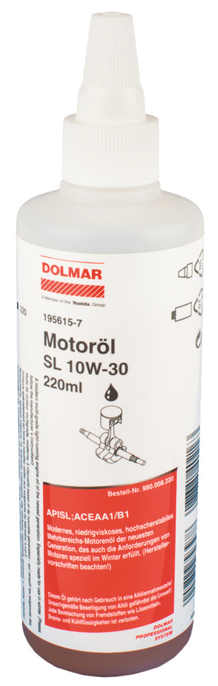 Huile moteur 4 temps SL 10W30 Makita