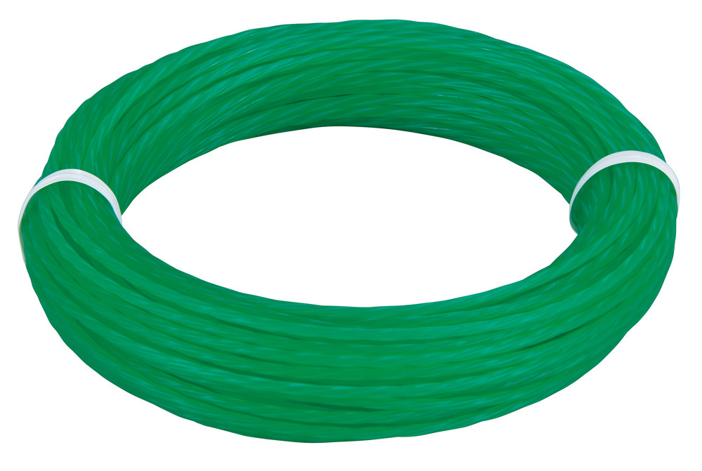 Fil nylon en forme de trèfle à 4 feuilles, 2 mm x 15 m, vert Makita