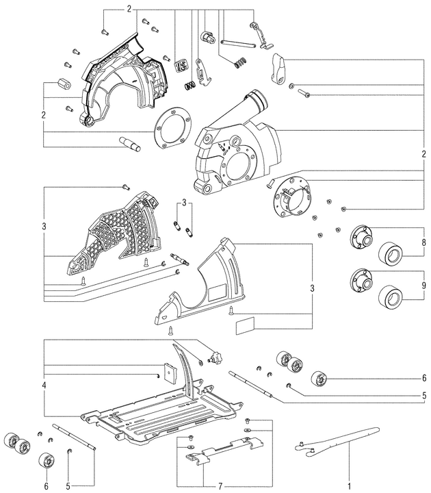 Vue éclatée METABO 26731000#01
