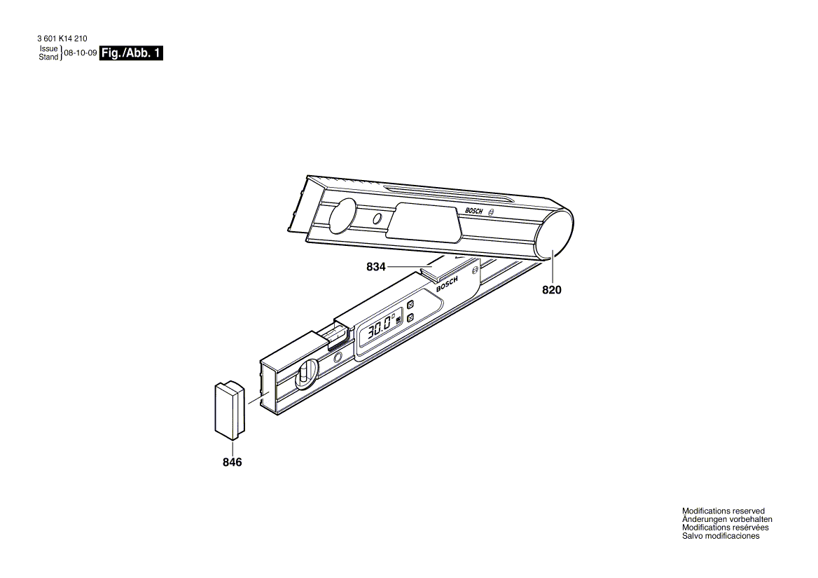 Vue éclatée Bosch GAM22MF 3601K76200#01