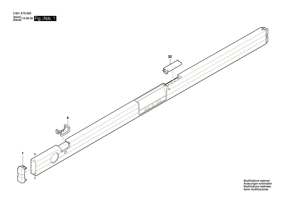Vue éclatée Bosch GIM120 3601K76800#01