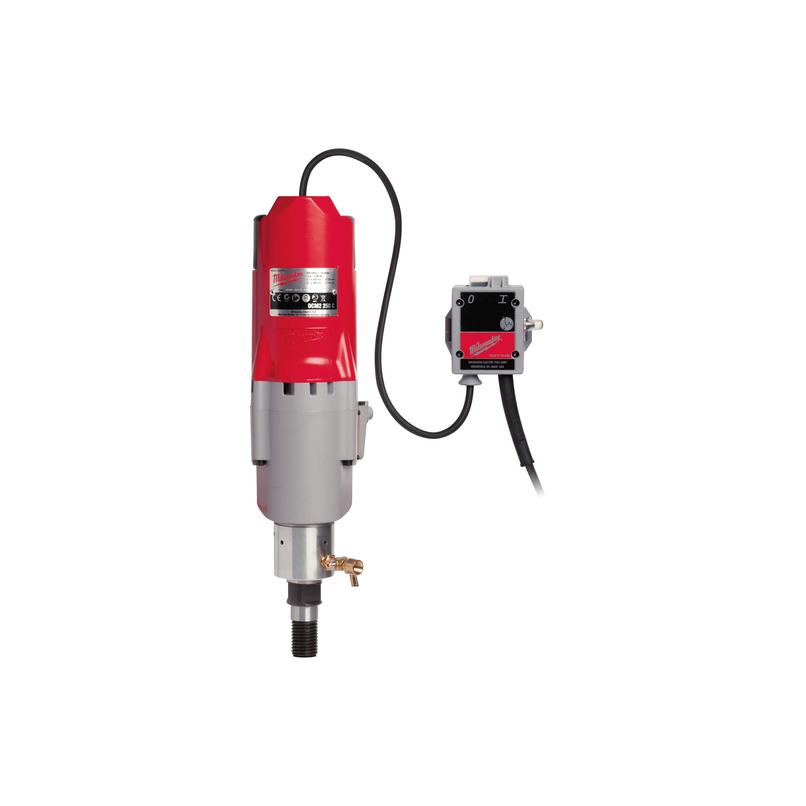 SYSTÈME CAROTTEUSE DIAMANT DCM 2-250 C MILWAUKEE
