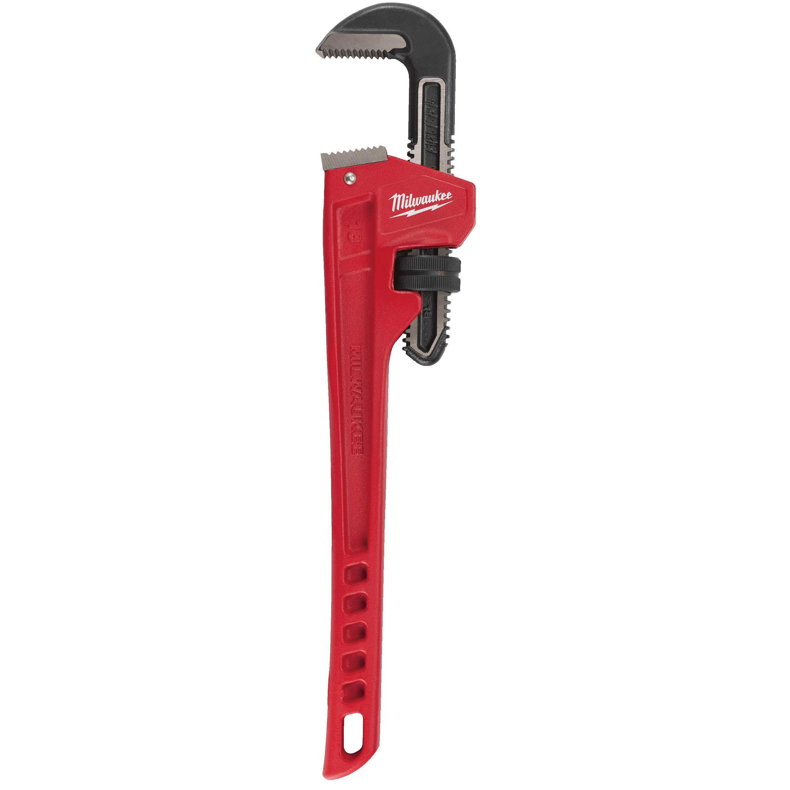 CLÉ SERRE TUBE ALUMINIUM ET ACIER 18" STEEL PIPE WRENCH MILWAUKEE