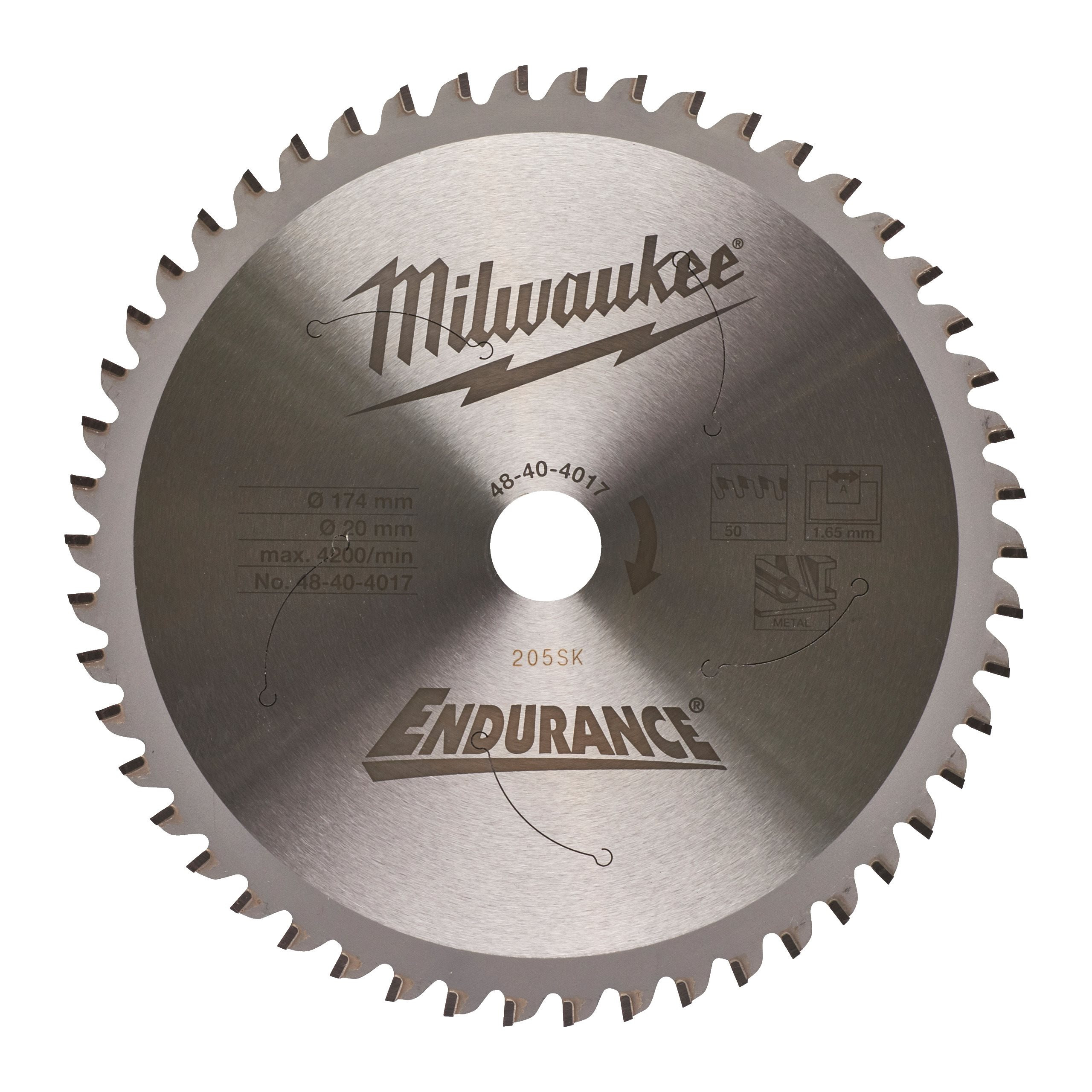 LAMES DE SCIES CIRCULAIRES POUR LE MÉTAL MILWAUKEE