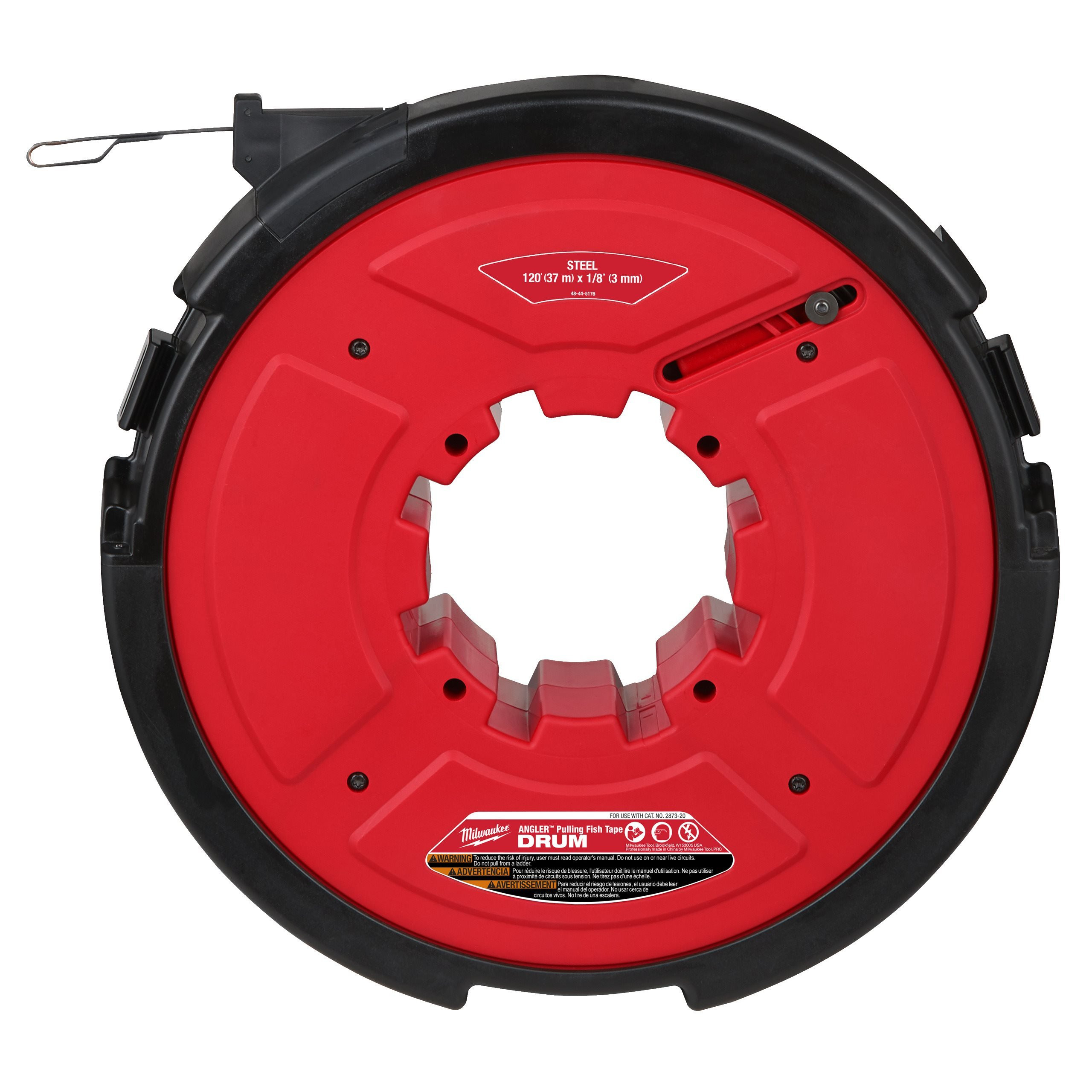 TAMBOURS ACIER POUR TIRE FIL STEEL FISH DRUM 120 1/8 MILWAUKEE