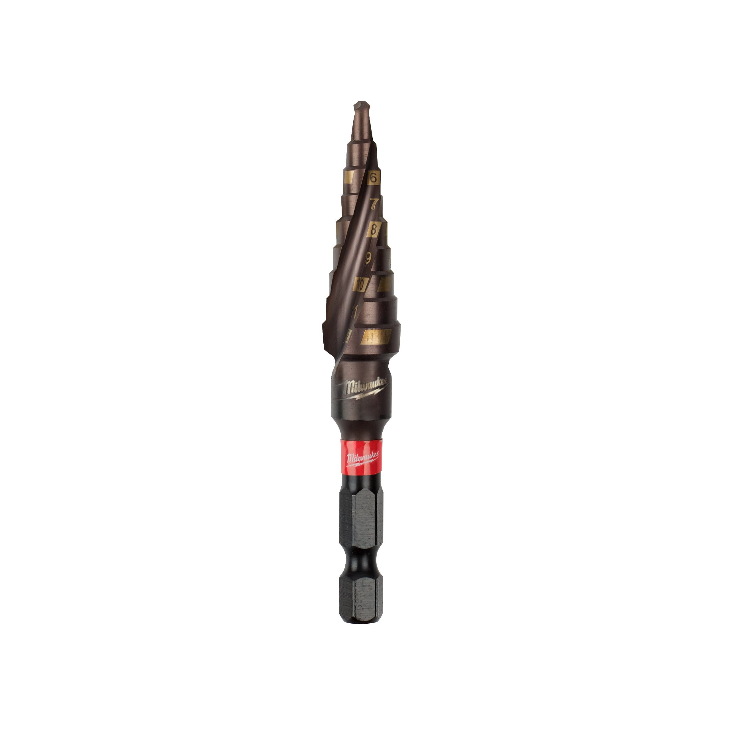 FORETS ÉTAGÉS SHOCKWAVE SHW 4 TO 12 MM, 1 MM STEPS - 1 PC MILWAUKEE