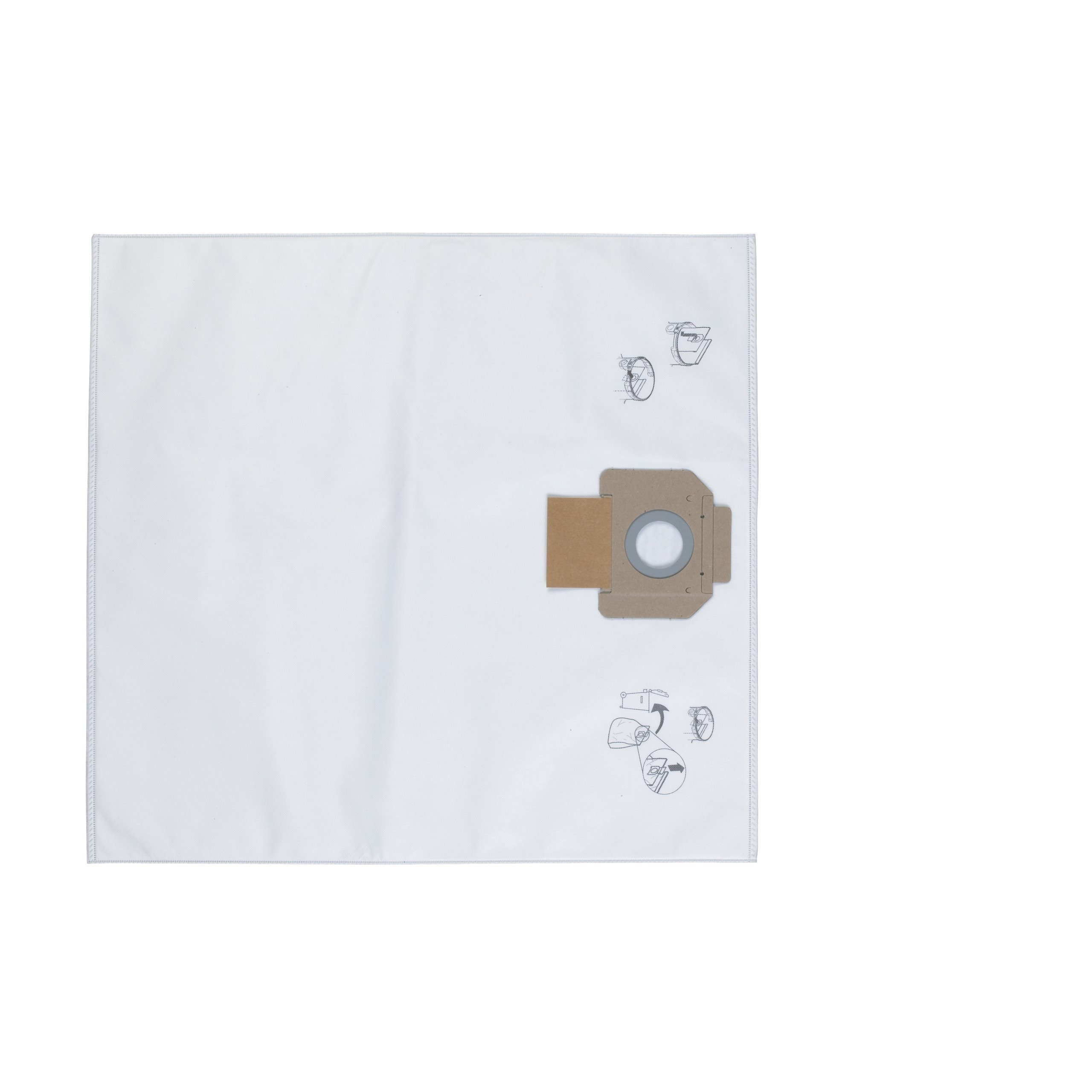 FILTER BAGS FLEECE, 50 L - 5 PCS MILWAUKEE