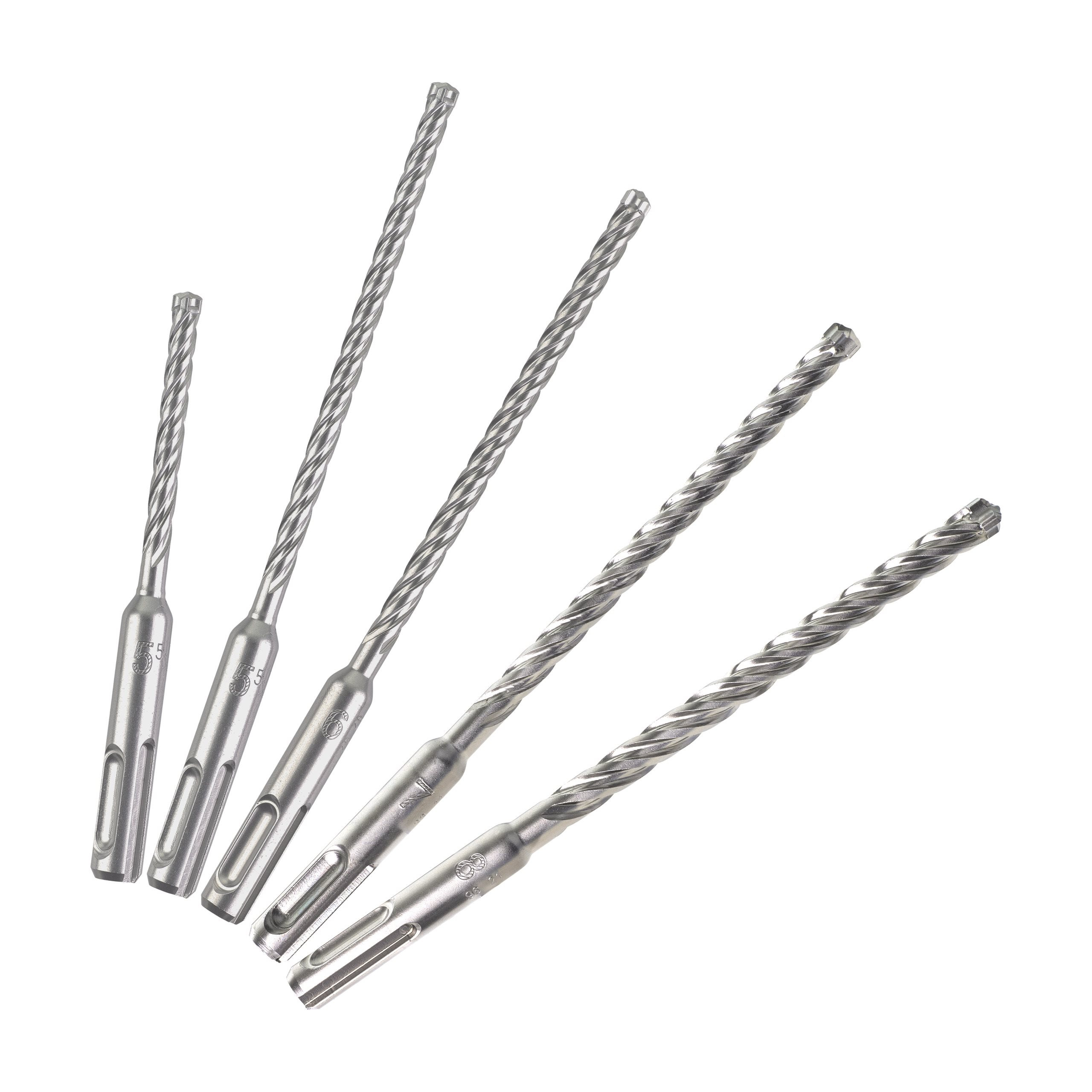 FORET MX4 - 4 TAILLANTS SDS-PLUS SDS-PLUS MX4 SET GB - 5 PCS MILWAUKEE