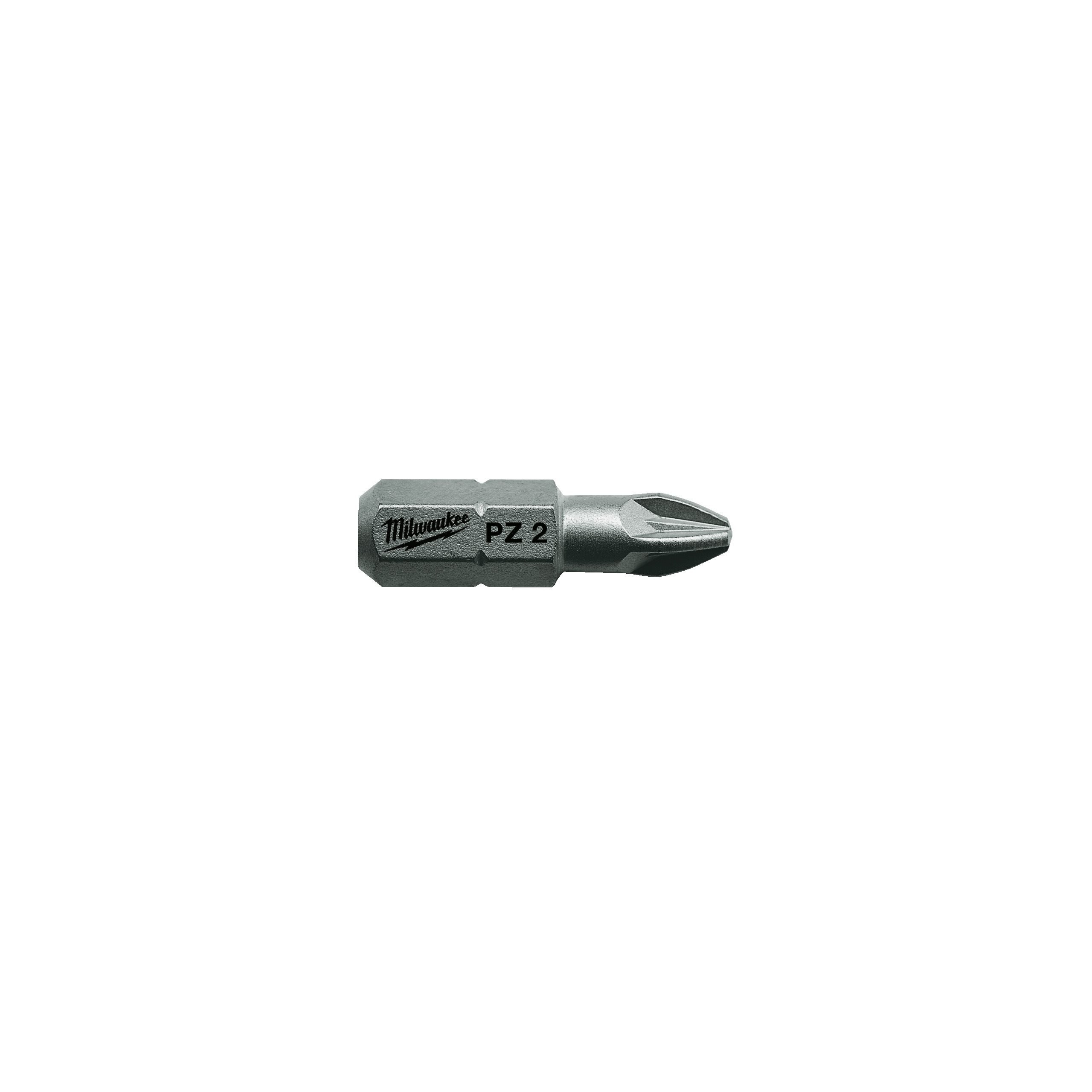EMBOUTS DE VISSAGE PZ 2 X 25 MM - 25 PCS MILWAUKEE