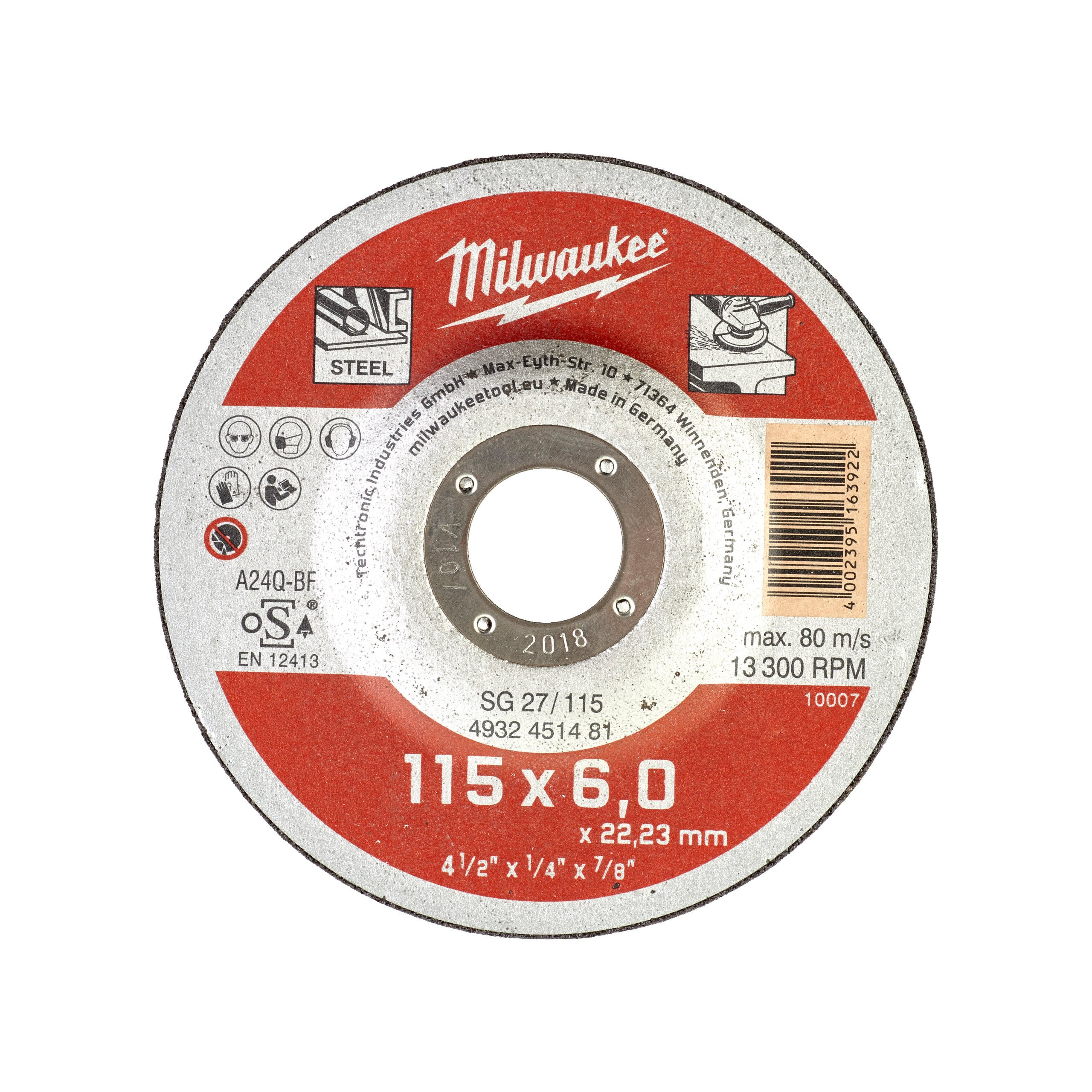 MEULES À ÉBARBER POUR MÉTAUX CONTRACTOR MILWAUKEE