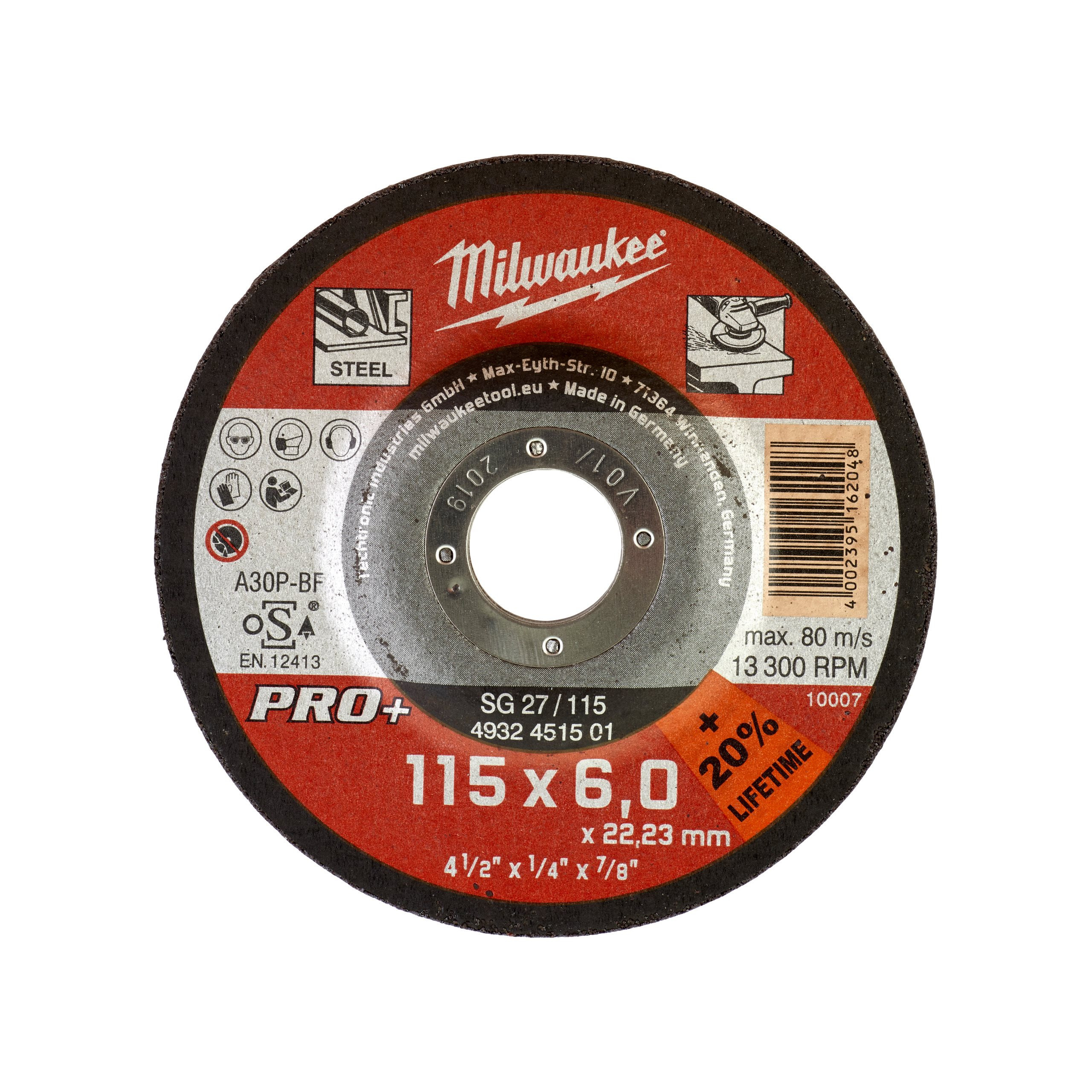 MEULES À ÉBARBER POUR MÉTAUX PRO+ MILWAUKEE