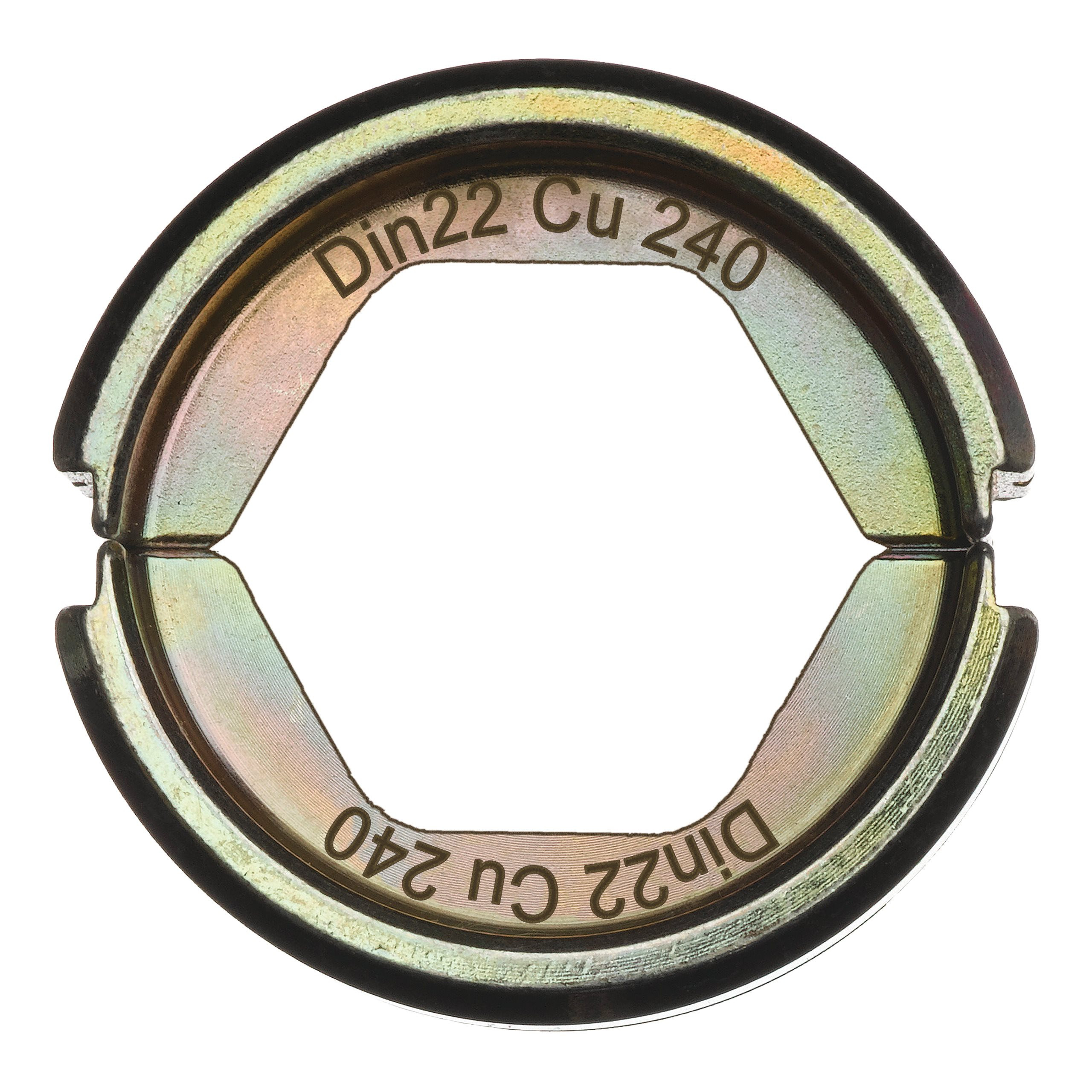 MATRICES DE SERTISSAGE DIN CUIVRE DIN22 CU 240 - 1 PC MILWAUKEE