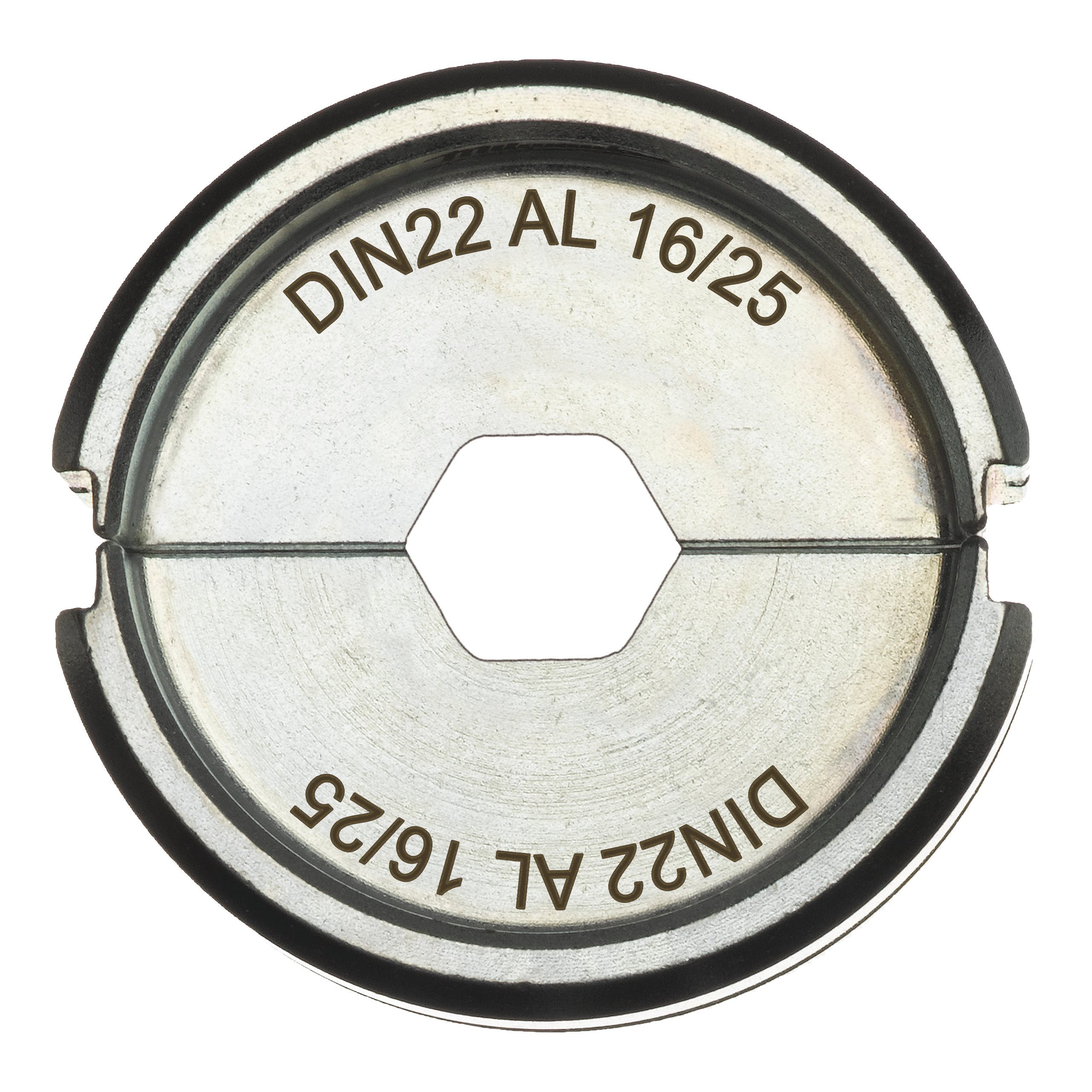 MATRICES DE SERTISSAGE DIN ALUMINIUM DIN22 AL 16/25 - 1 PC MILWAUKEE