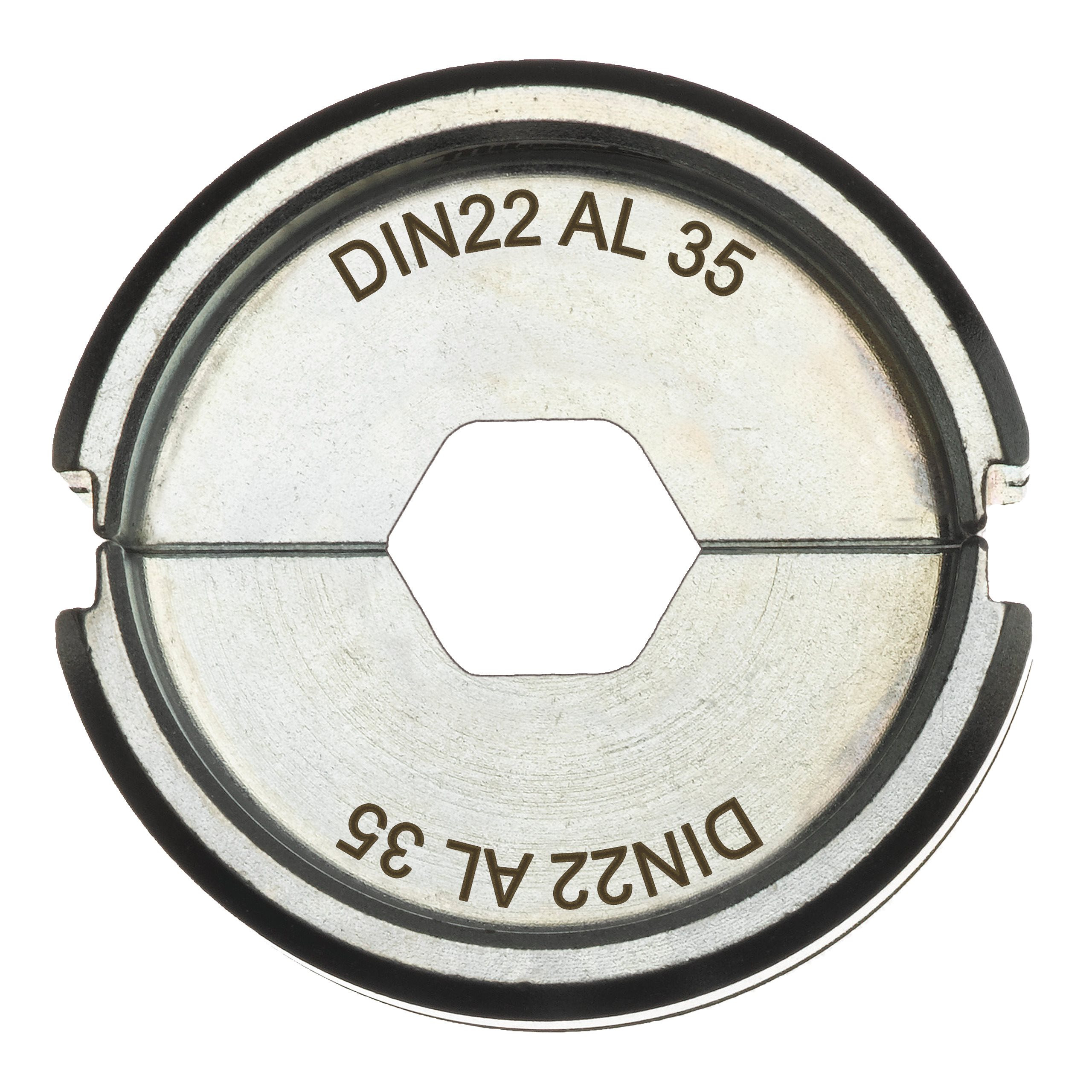 MATRICES DE SERTISSAGE DIN ALUMINIUM DIN22 AL 35 - 1 PC MILWAUKEE