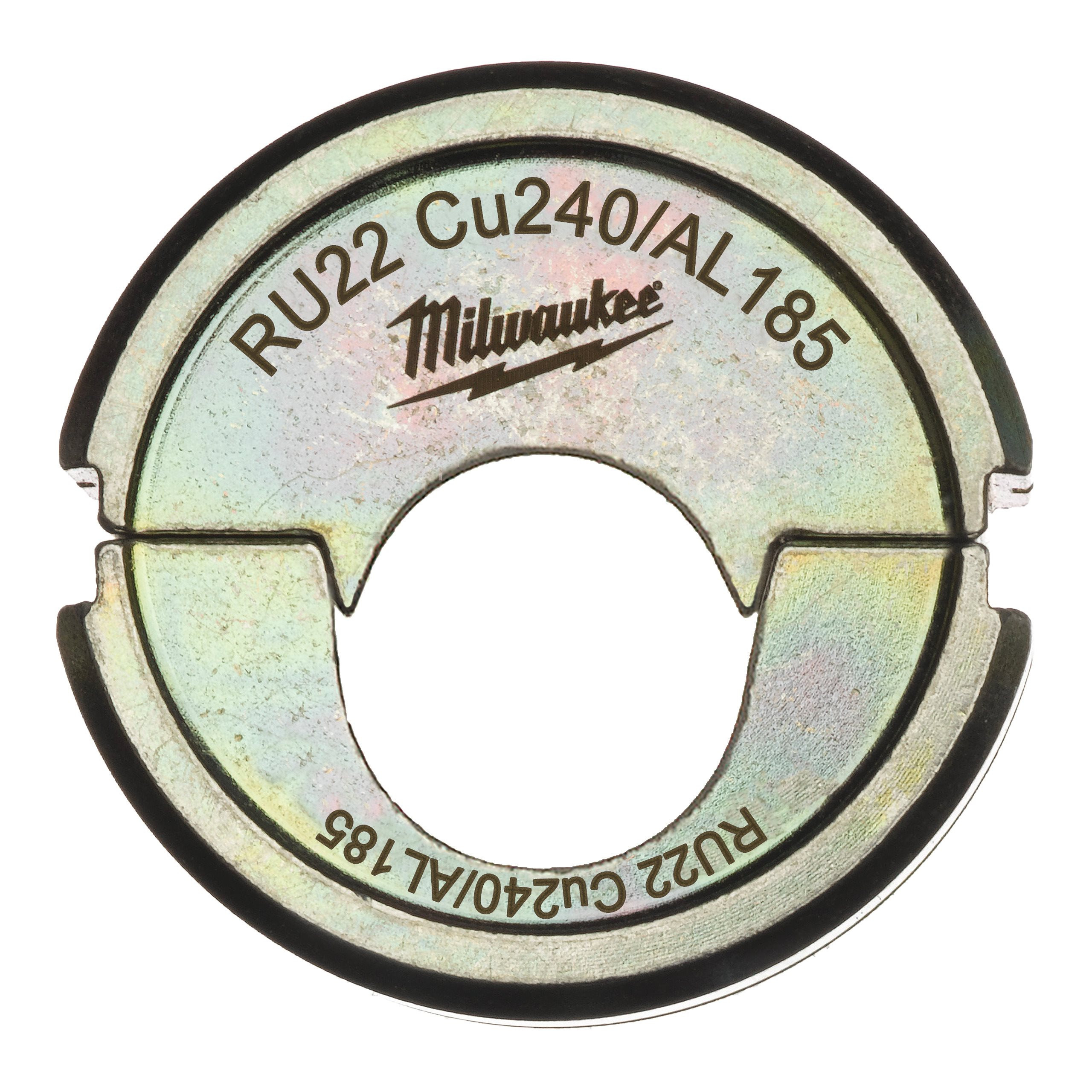 MATRICES DE SERTISSAGE RU RU22 CU240/AL185 - 1 PC MILWAUKEE