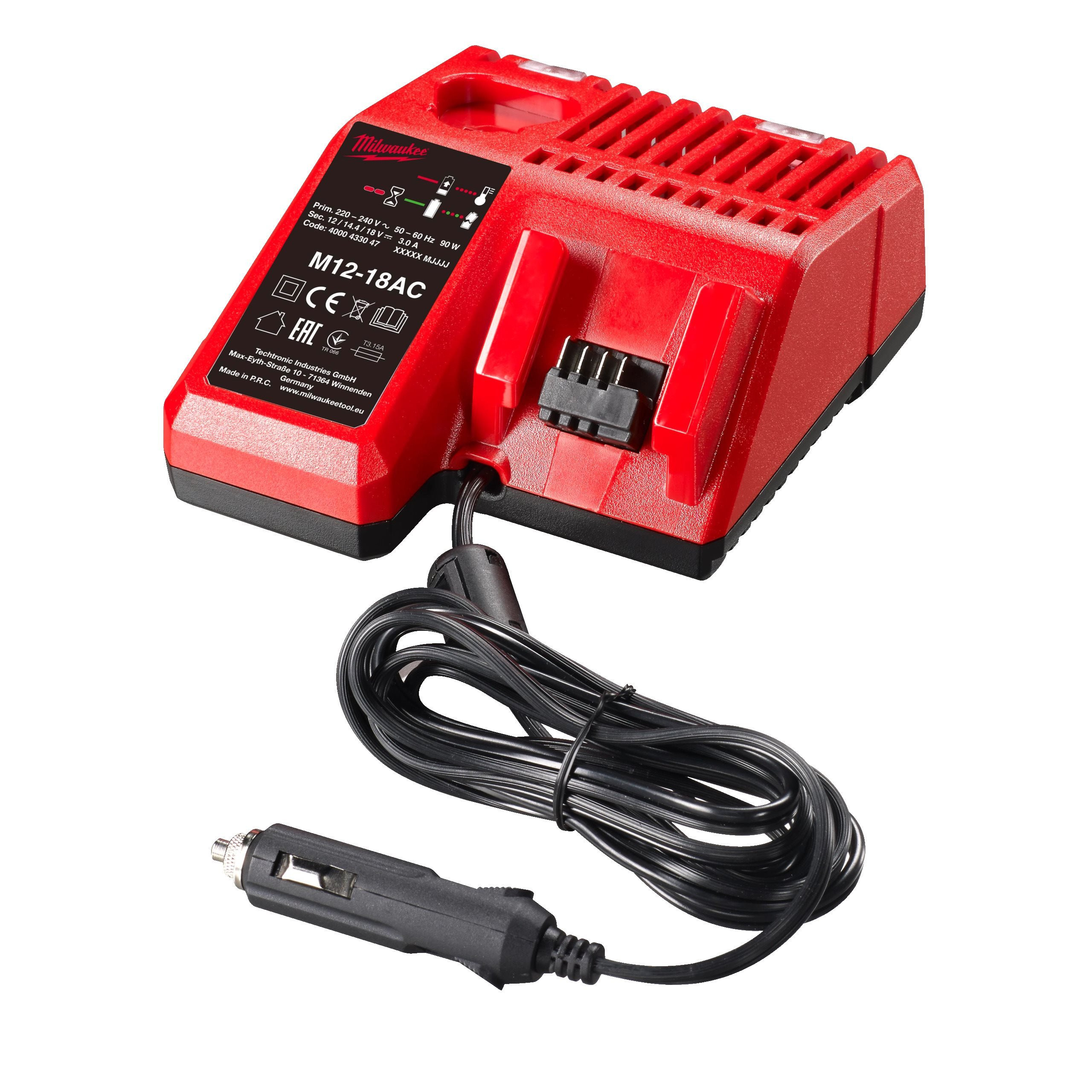 CHARGEUR DE VOITURE M12™-M18™ M12-18 AC MILWAUKEE
