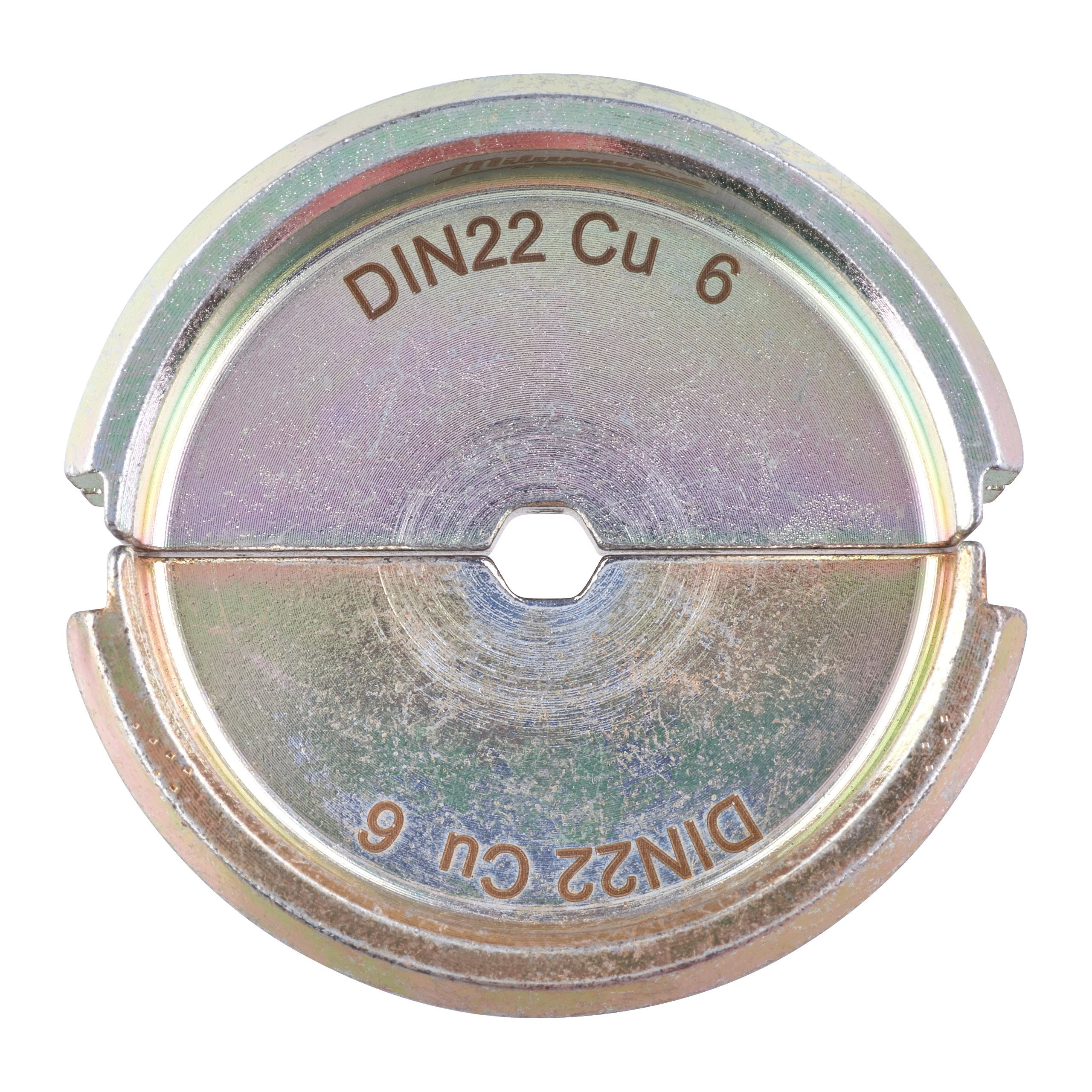 MATRICES DE SERTISSAGE DIN CUIVRE DIN22 CU 6 - 1PC MILWAUKEE