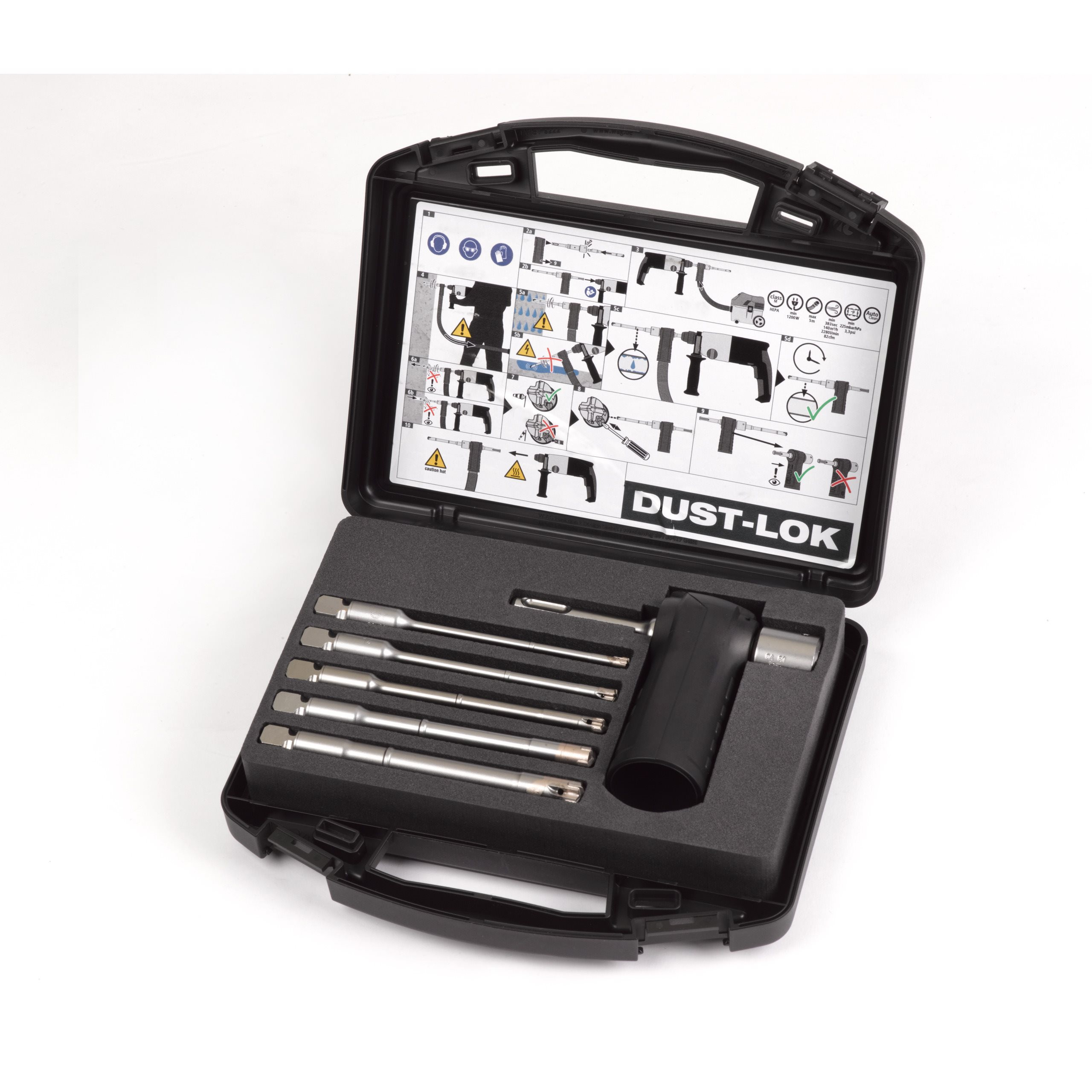 FORET CREUX SDS-PLUS 4 TAILLANTS - SYSTÈME MODULAIRE SDS-PLUS DC SET - 6 PC MILWAUKEE
