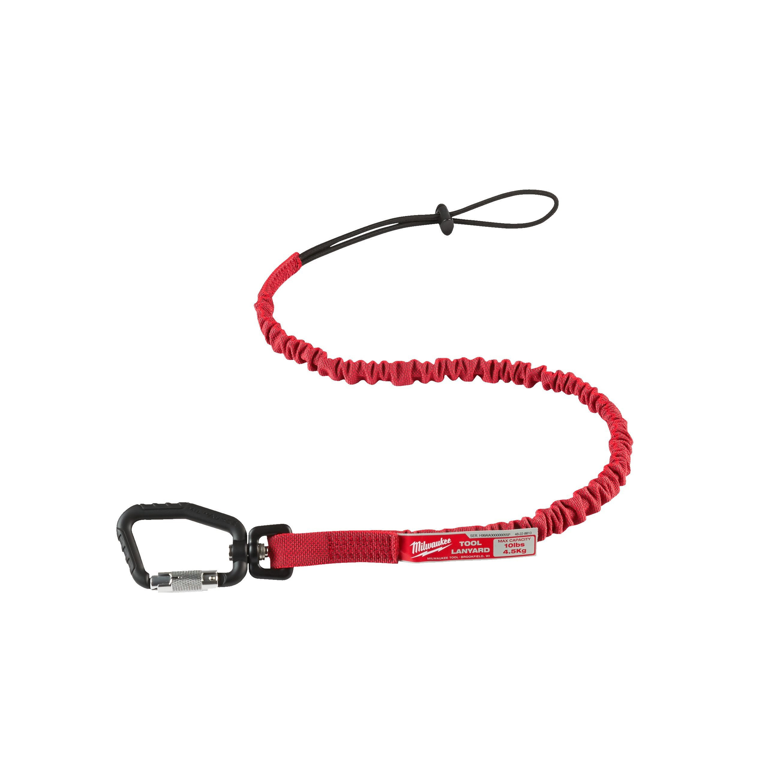 LANIÈRES DE SÉCURITÉ 4.5 KG LOCKING TOOL LANYARD - 1PC MILWAUKEE