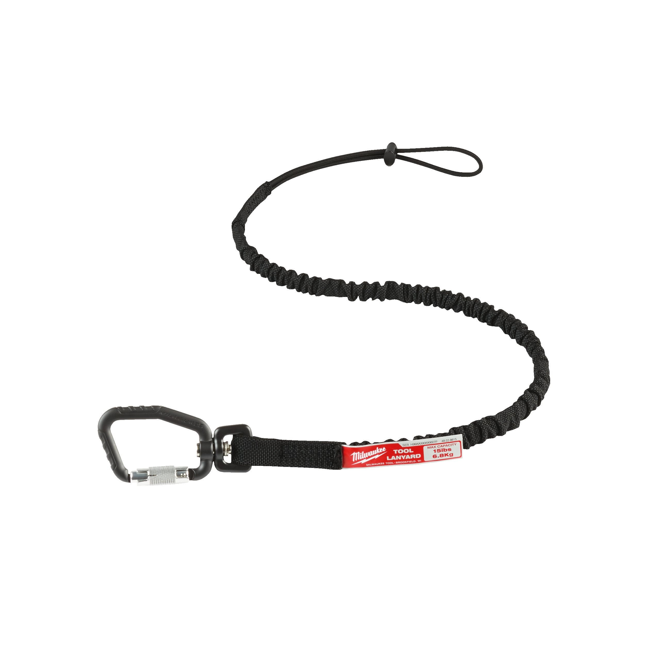 LANIÈRES DE SÉCURITÉ 6.8KG LOCKING TOOL LANYARD - 1PC MILWAUKEE