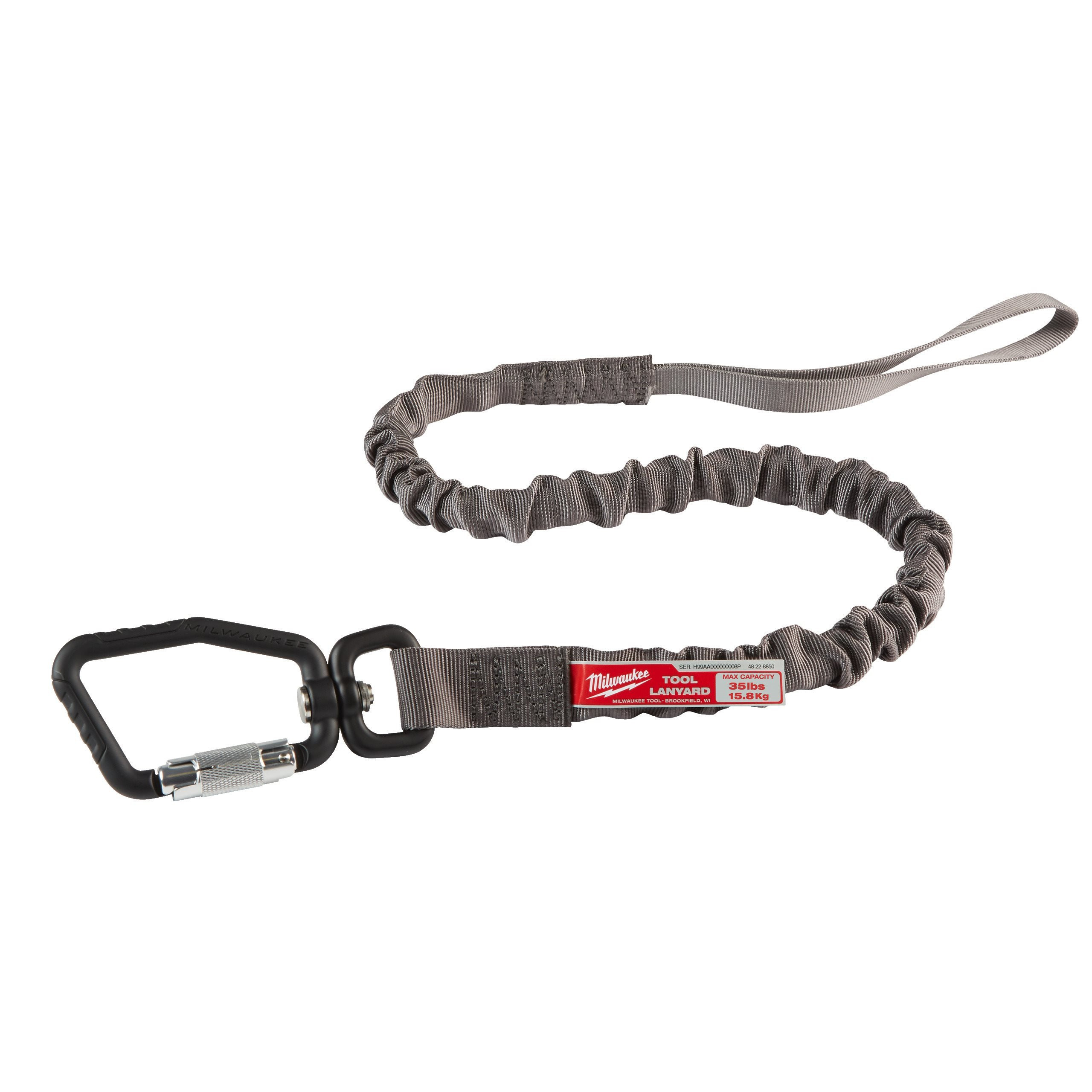 LANIÈRES DE SÉCURITÉ 15.8KG LOCKING TOOL LANYARD - 1PC MILWAUKEE