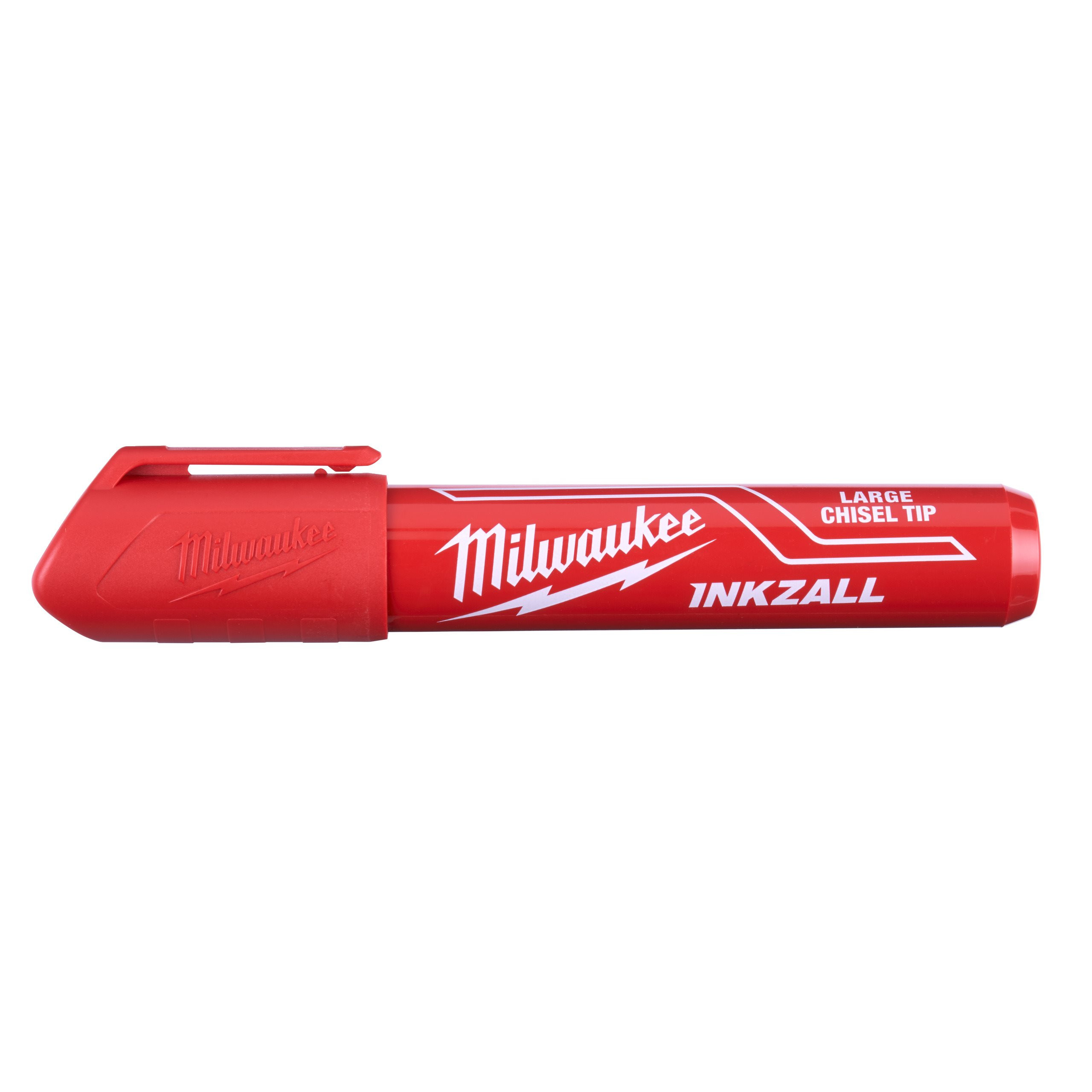 MARQUEURS INKZALL™ POINTE L INKZALL RED L CHISEL TIP MARKER MILWAUKEE