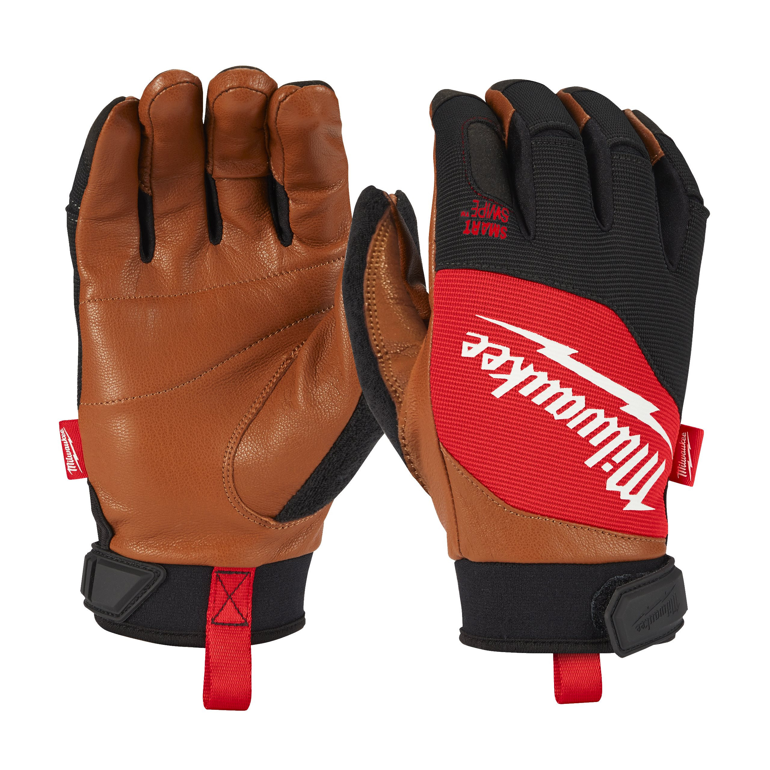 GANTS CUIR HYBRIDES HYBRID LEATHER GLOVES - 8/M - 1PC MILWAUKEE