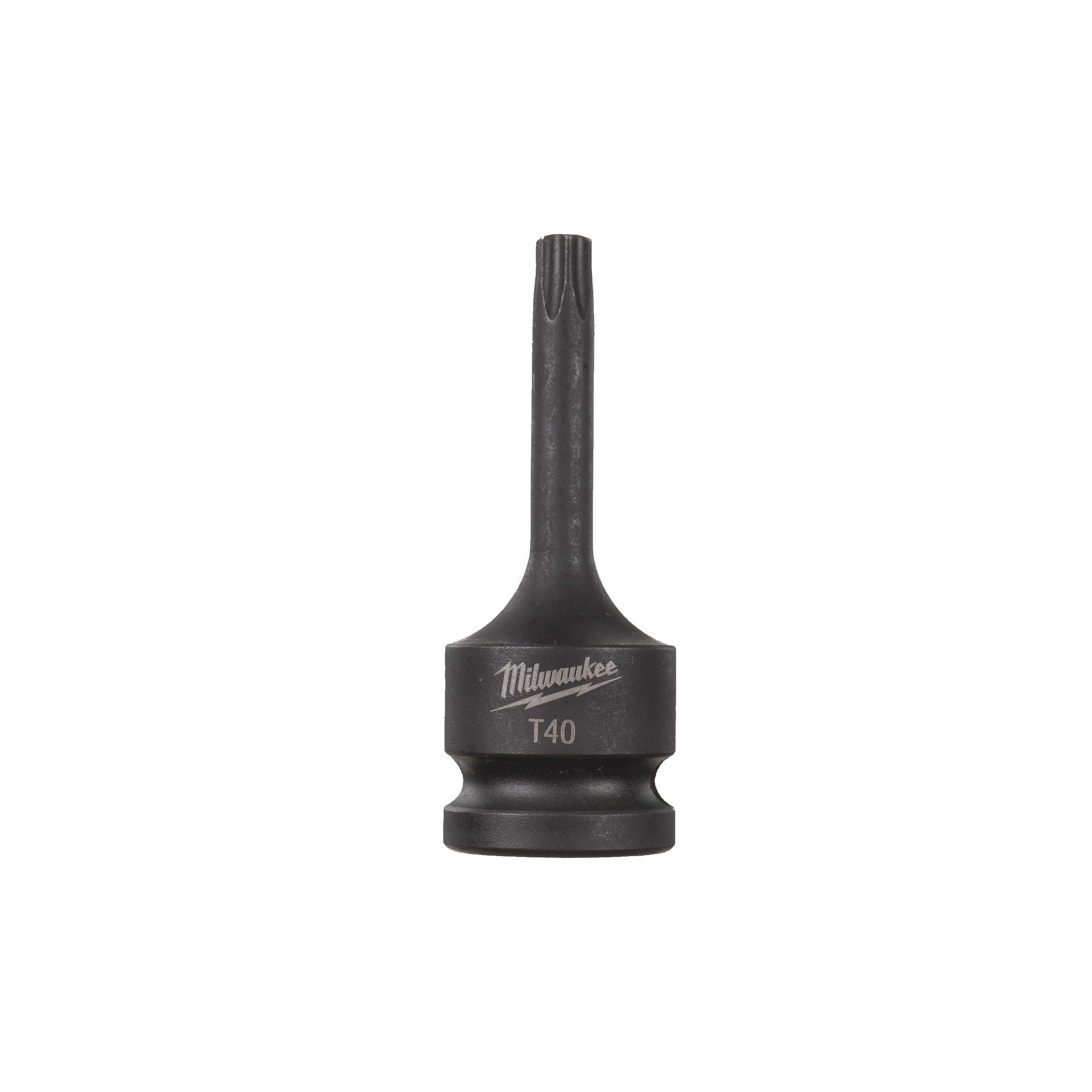 DOUILLES IMPACT TX 1/2" TX40 1/2" IMPACT BIT SOCKET MILWAUKEE