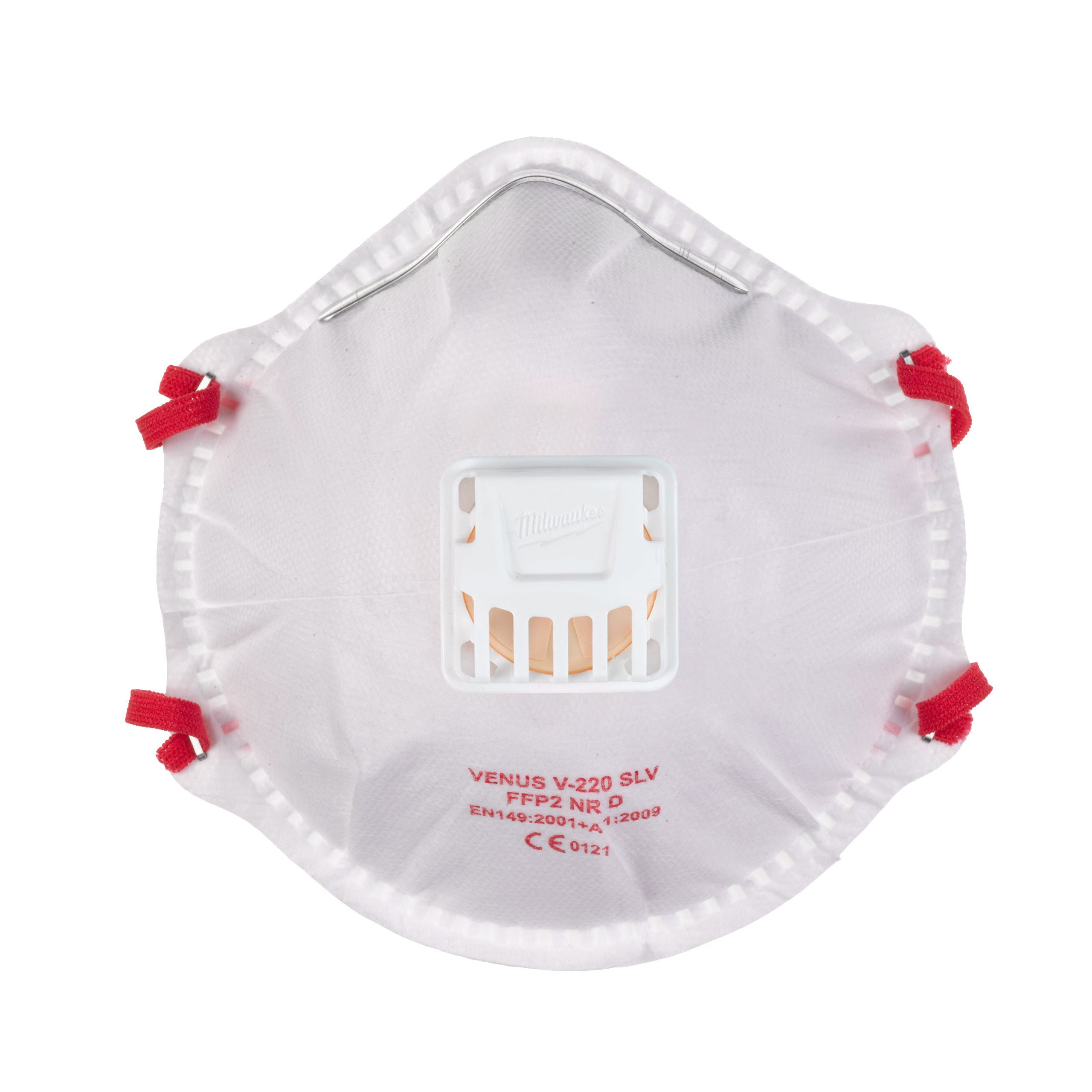 MASQUE FFP2 AVEC VALVE FFP2 RESPIRATOR WITH VALVE - 10PC MILWAUKEE