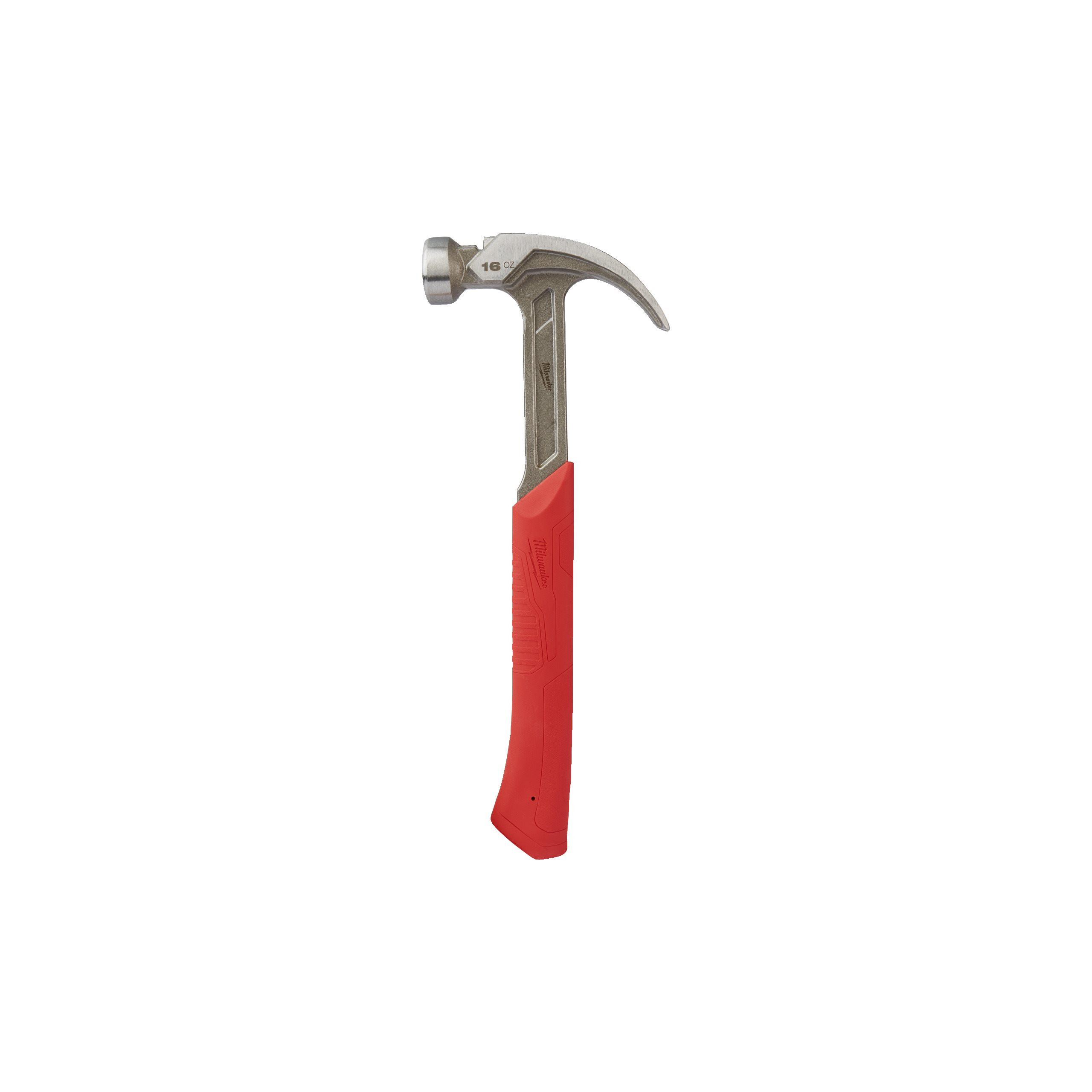 MARTEAU ARRACHE CLOUS INCURVÉ EN ACIER STEEL CURVED CLAW HAMMER 16OZ / 450G MILWAUKEE