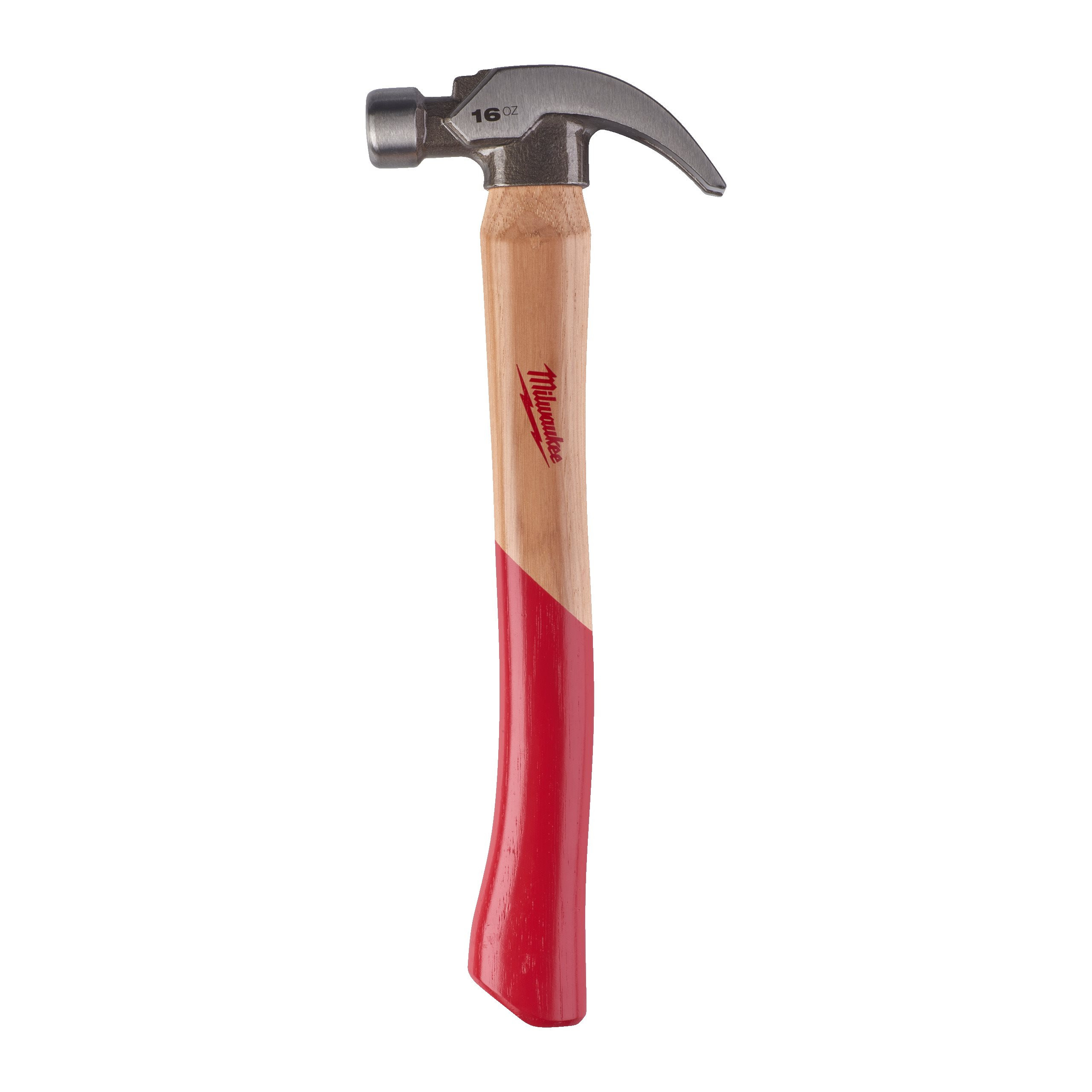 MARTEAU À GRIFFES COURBES HICKORY HICKORY CURVED CLAW HAMMER 16OZ / 450G MILWAUKEE