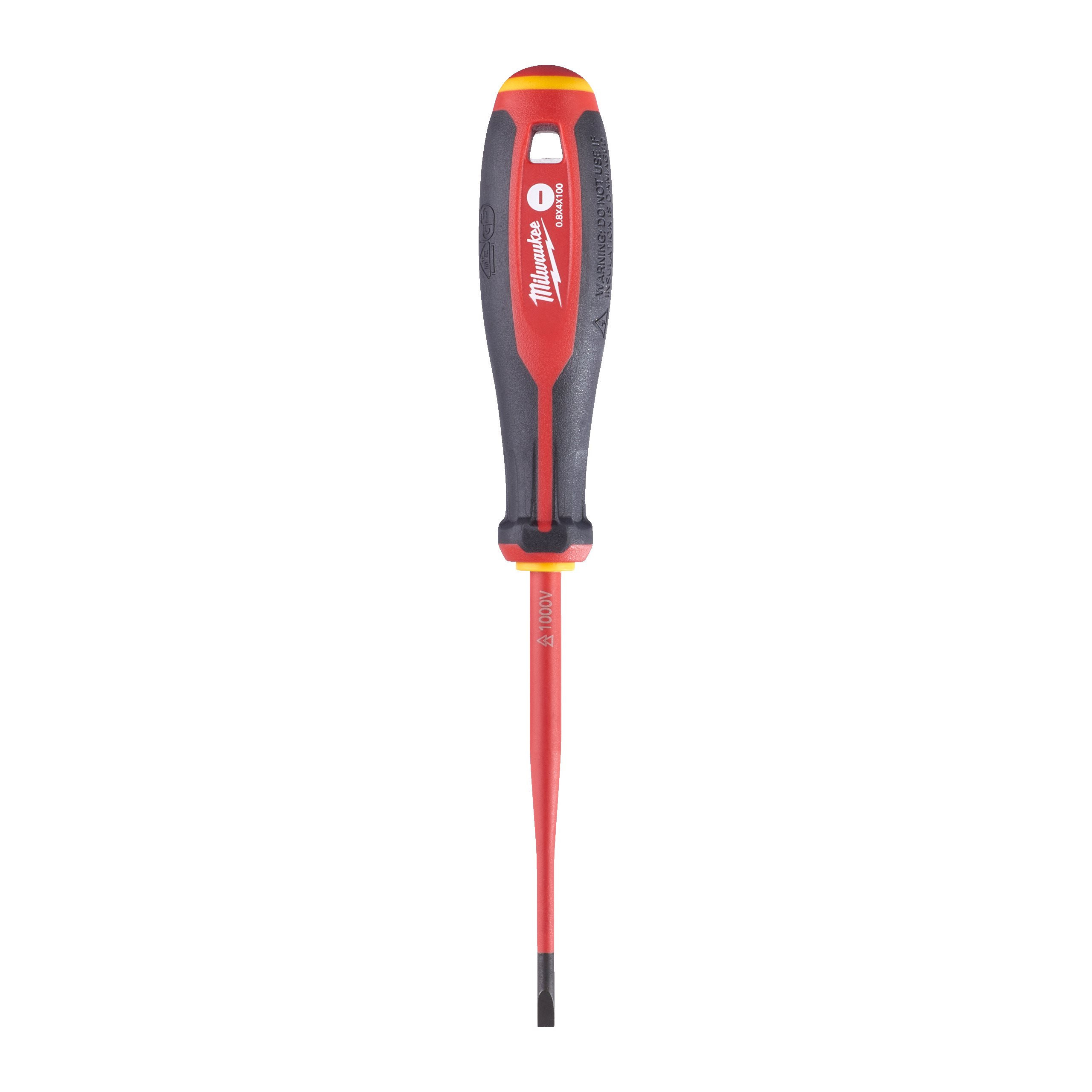 TOURNEVIS TRILOBE VDE TRI-LOBE VDE SCREWDRIVER - SLOTTED 0.8 X 4 X 100 MILWAUKEE