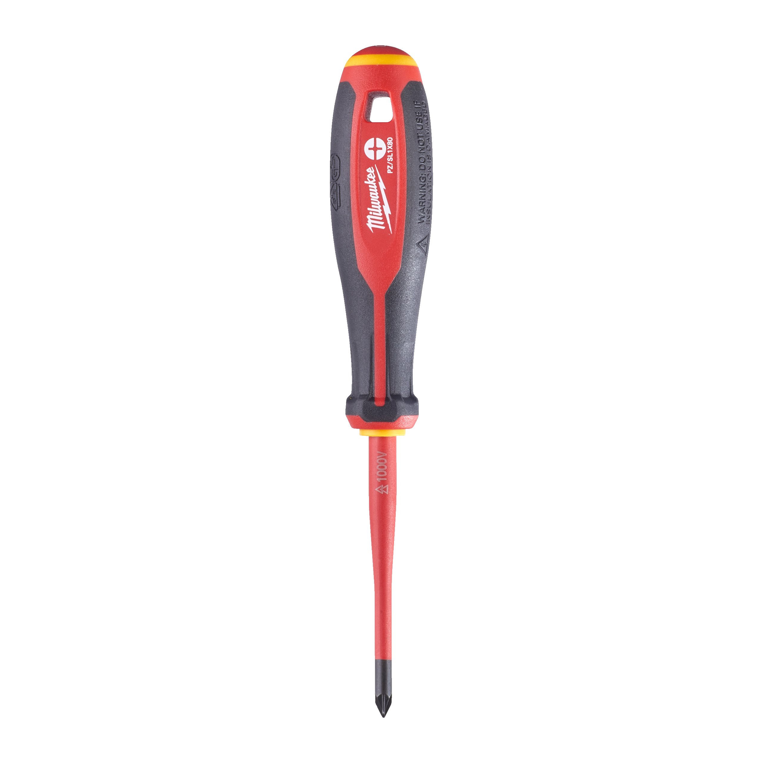 TOURNEVIS TRILOBE VDE TRI-LOBE VDE SCREWDRIVER PZ/ SL1 X80 MILWAUKEE