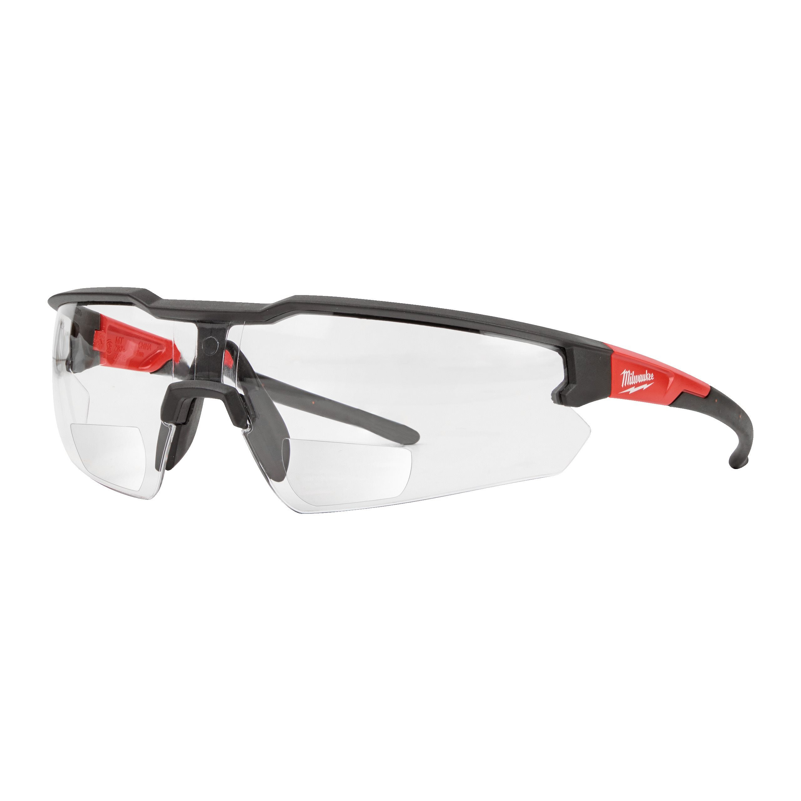 LUNETTES DE SÉCURITÉ CORRECTRICES CLEAR SAFETY GLASSES (+2.0) - 1PC MILWAUKEE