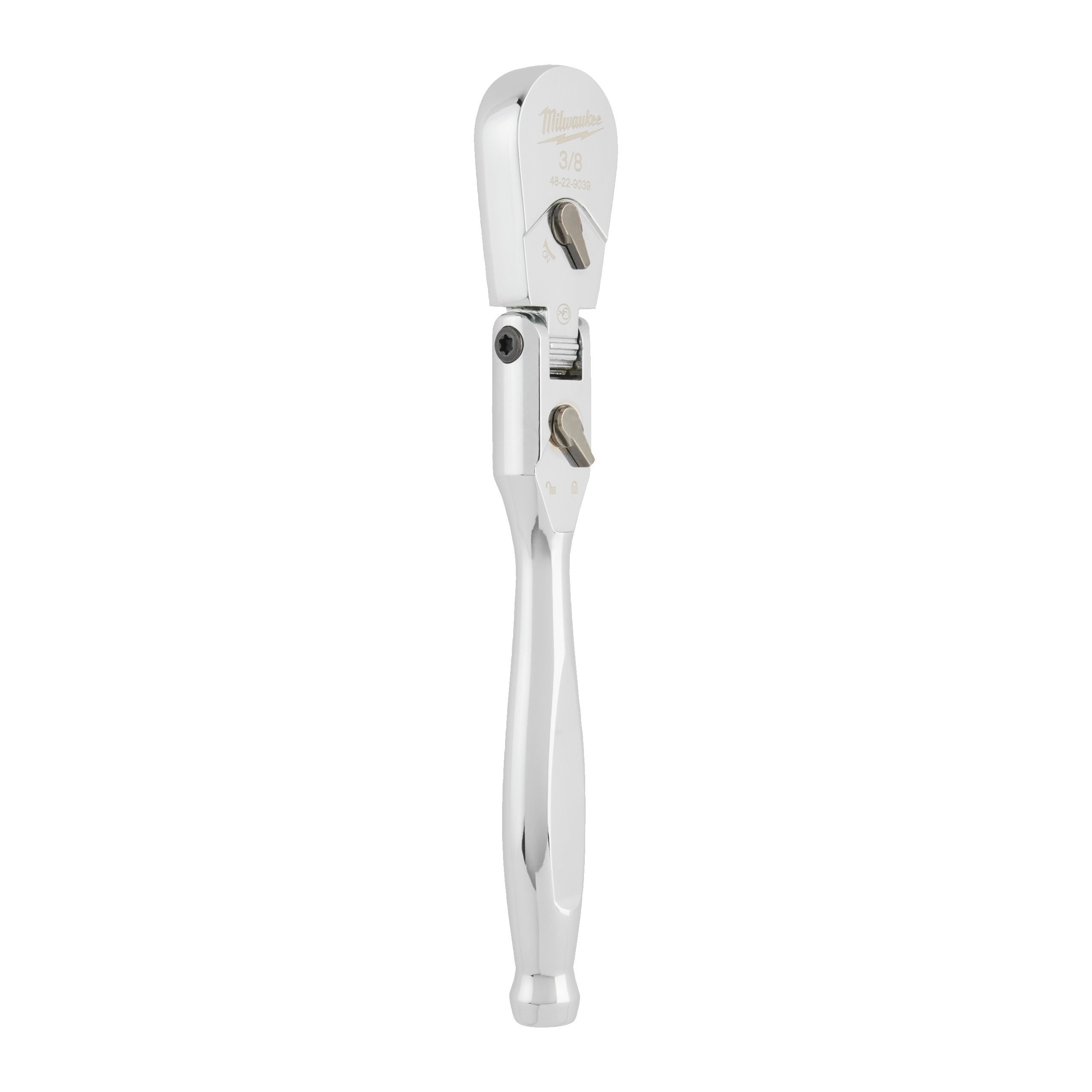 CLIQUET À TÊTE FLEXIBLE ⅜″ 3/8" DRIVE FLEX HEAD RATCHET MILWAUKEE
