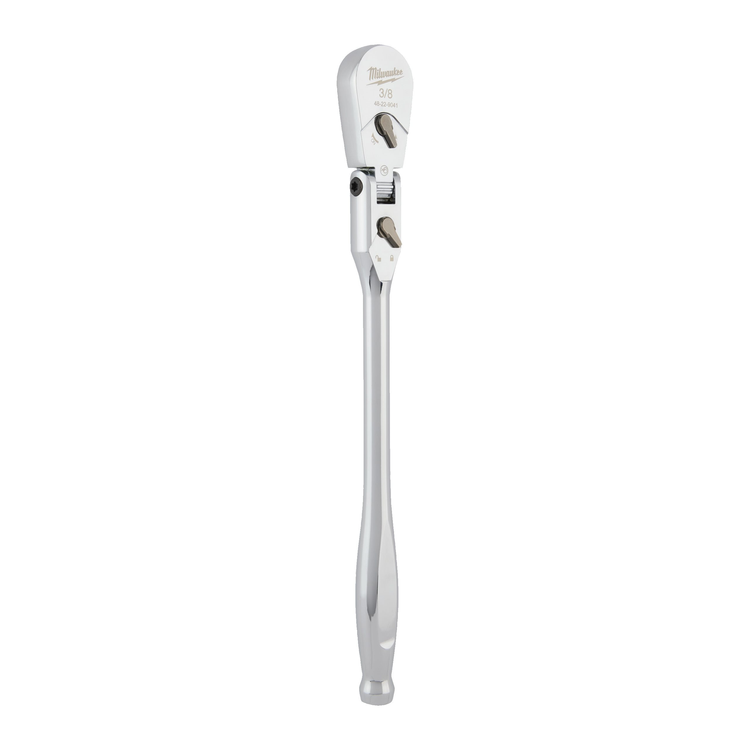 CLIQUET À TÊTE FLEXIBLE ⅜″ 3/8" DRIVE LONG FLEX HEAD RATCHET MILWAUKEE