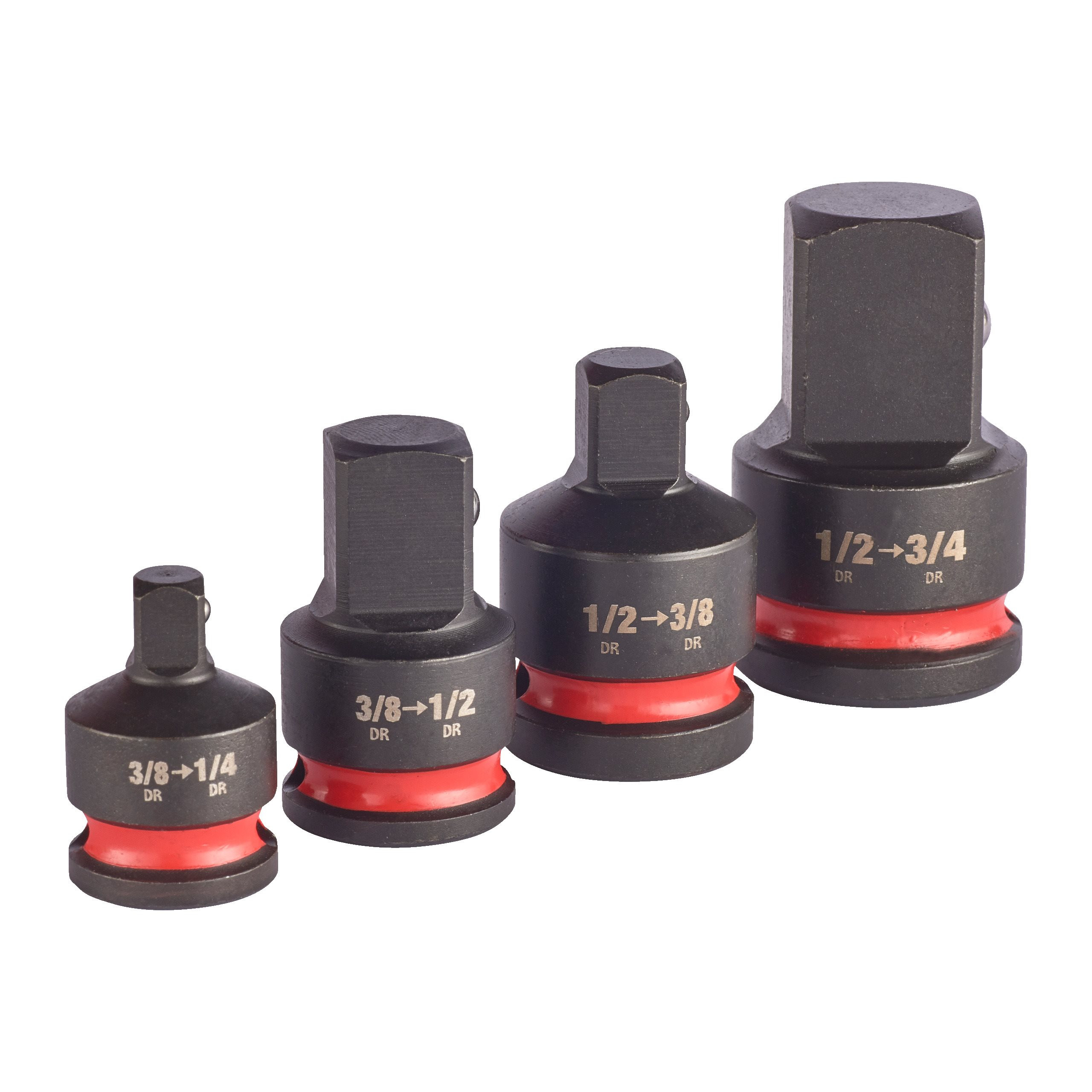 IMPACT SOCKET SQUARE ADAPTOR SET IMPACT SOCKET ADAPTOR SET-4PC MILWAUKEE