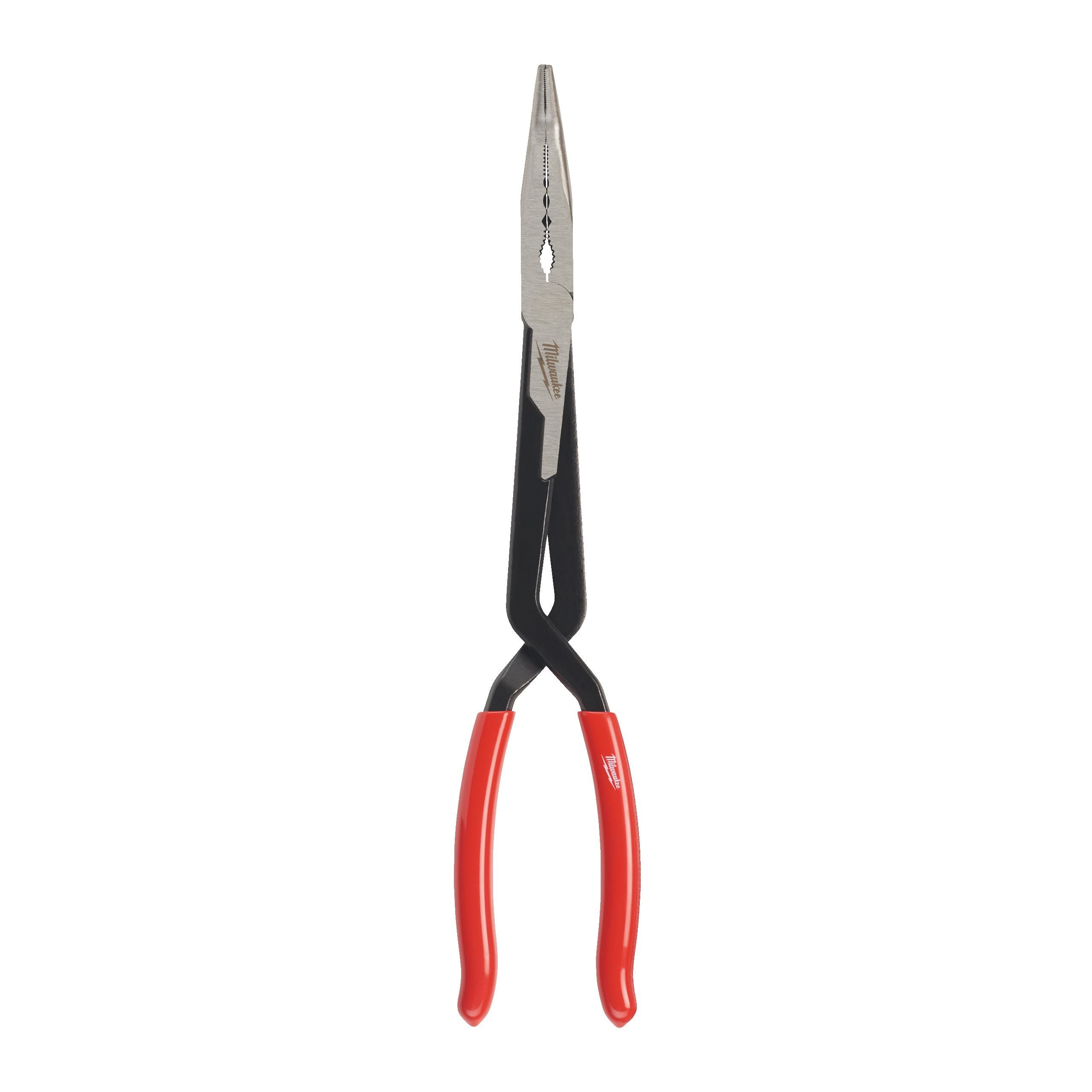 PINCE A BEC DEMI-ROND LONG DROIT LONG REACH PLIER - 45° MILWAUKEE