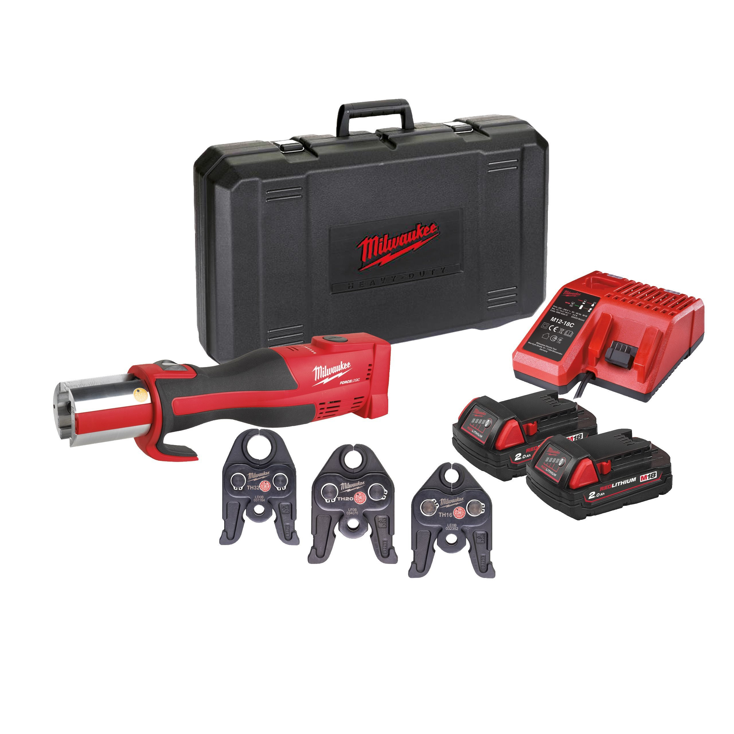 M18™ BRUSHLESS SERTISSEUSE FORCE LOGIC™ M18 BLHPT-202C TH-SET MILWAUKEE